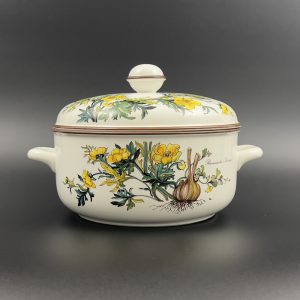 Vintage Villeroy & Boch Botanica Tureen: Yellow Floral Casserole