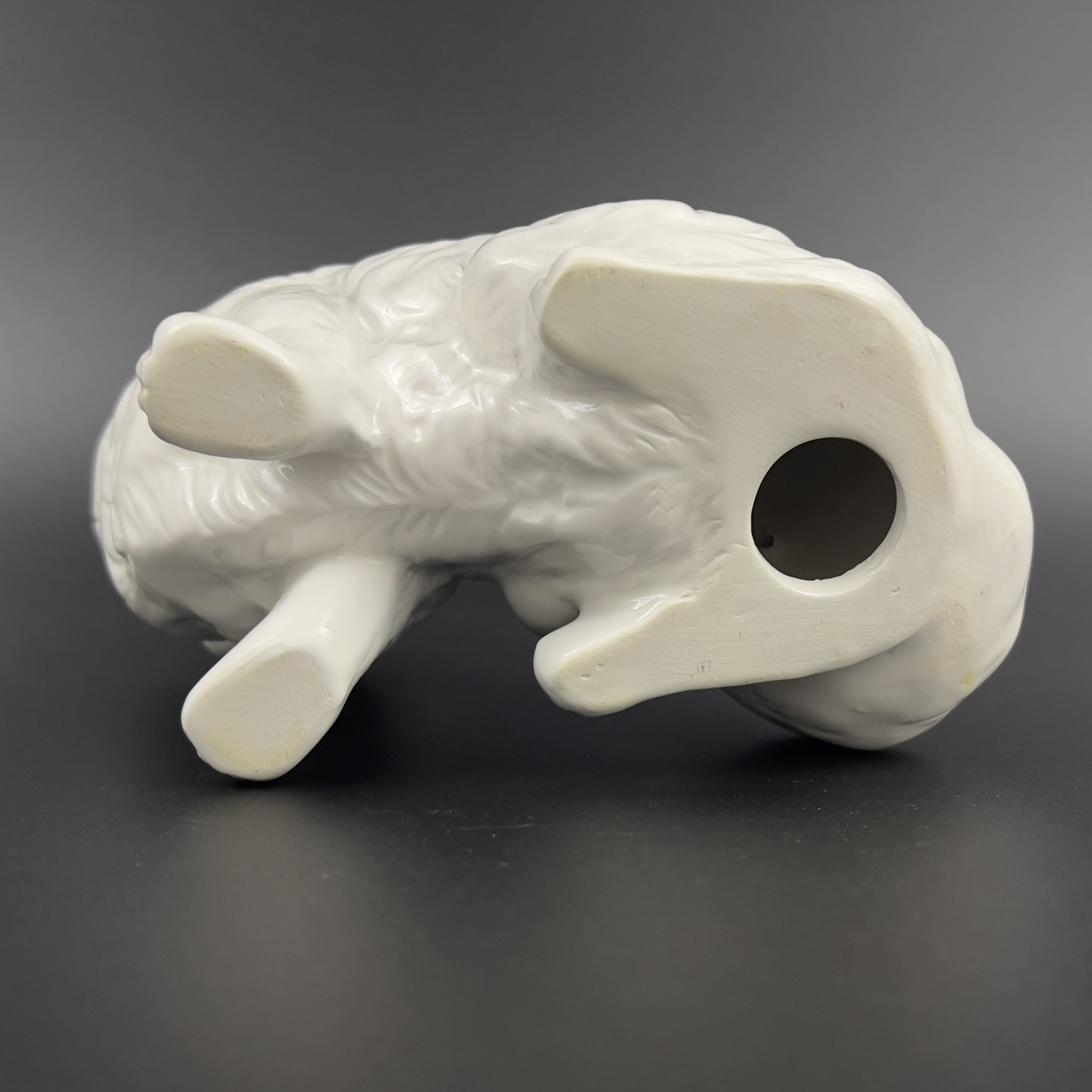 Vintage White Persian Cat Figurine: Andrea by Sadek Porcelain Statue - Image 10