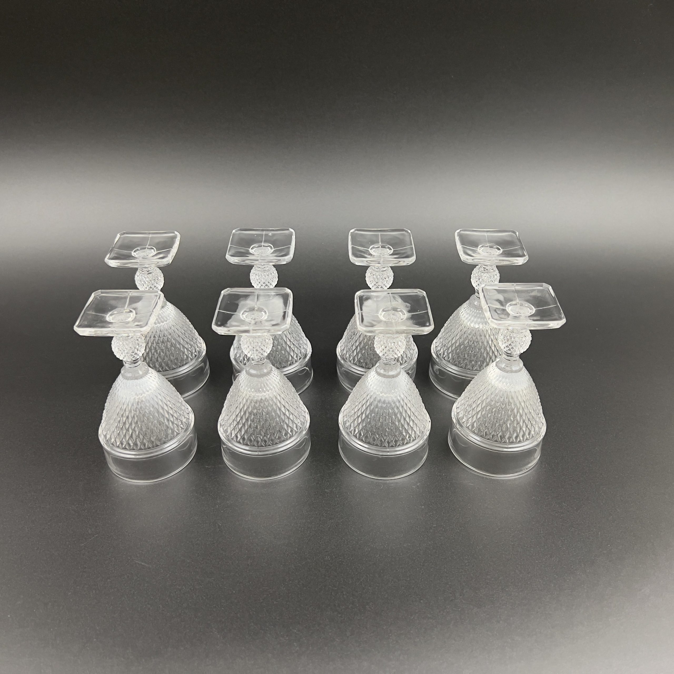 Vintage Art Deco Wine Glasses Set: Cambridge Mt. Vernon, 1930s Hollywood Regency - Image 8