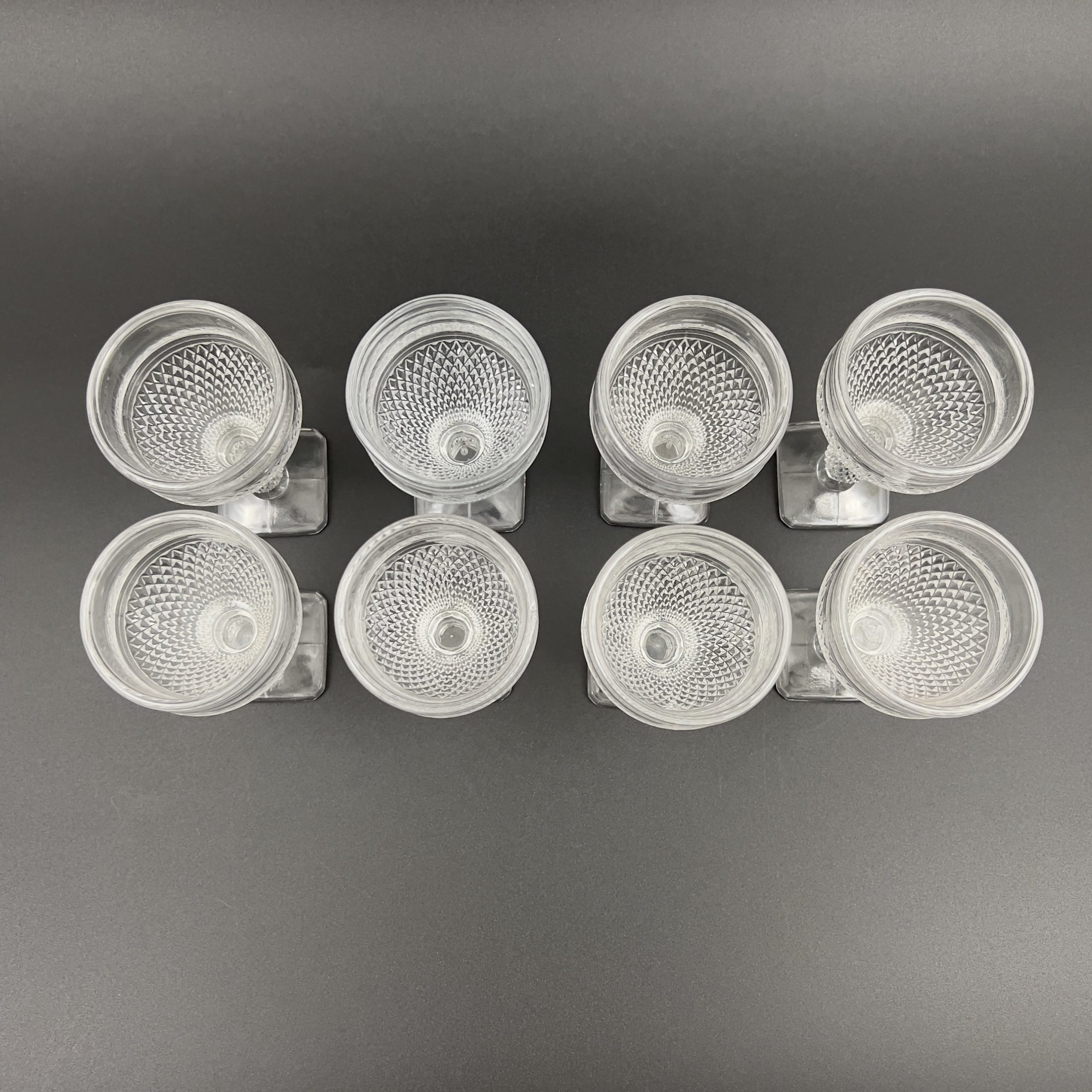 Vintage Art Deco Wine Glasses Set: Cambridge Mt. Vernon, 1930s Hollywood Regency - Image 7
