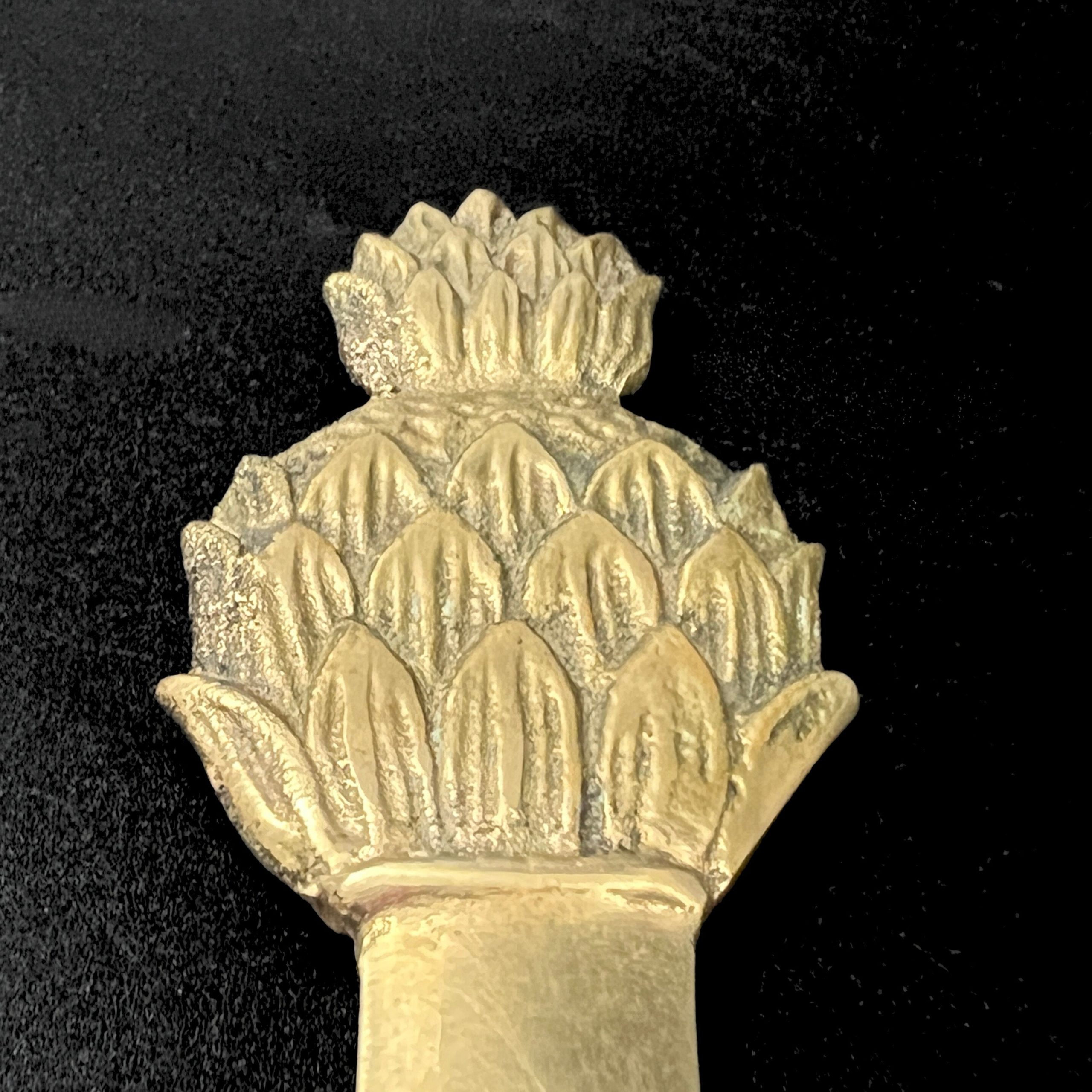 Vintage Brass Pineapple Letter Opener: Engraved Golf Award Decor - Image 6