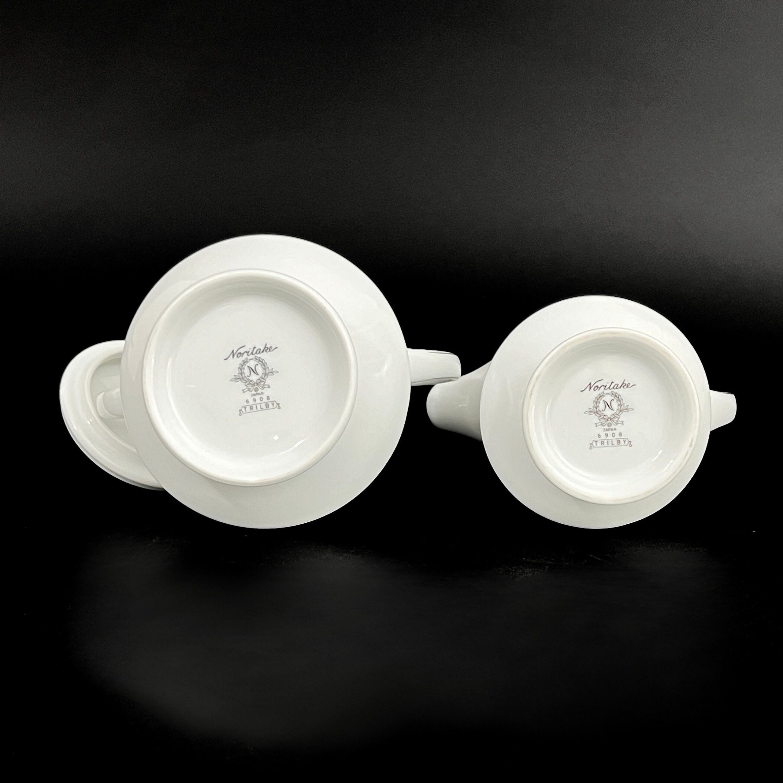 Vintage Noritake Trilby Cream and Sugar Set: Mid-Century Daisy Pattern - Image 11