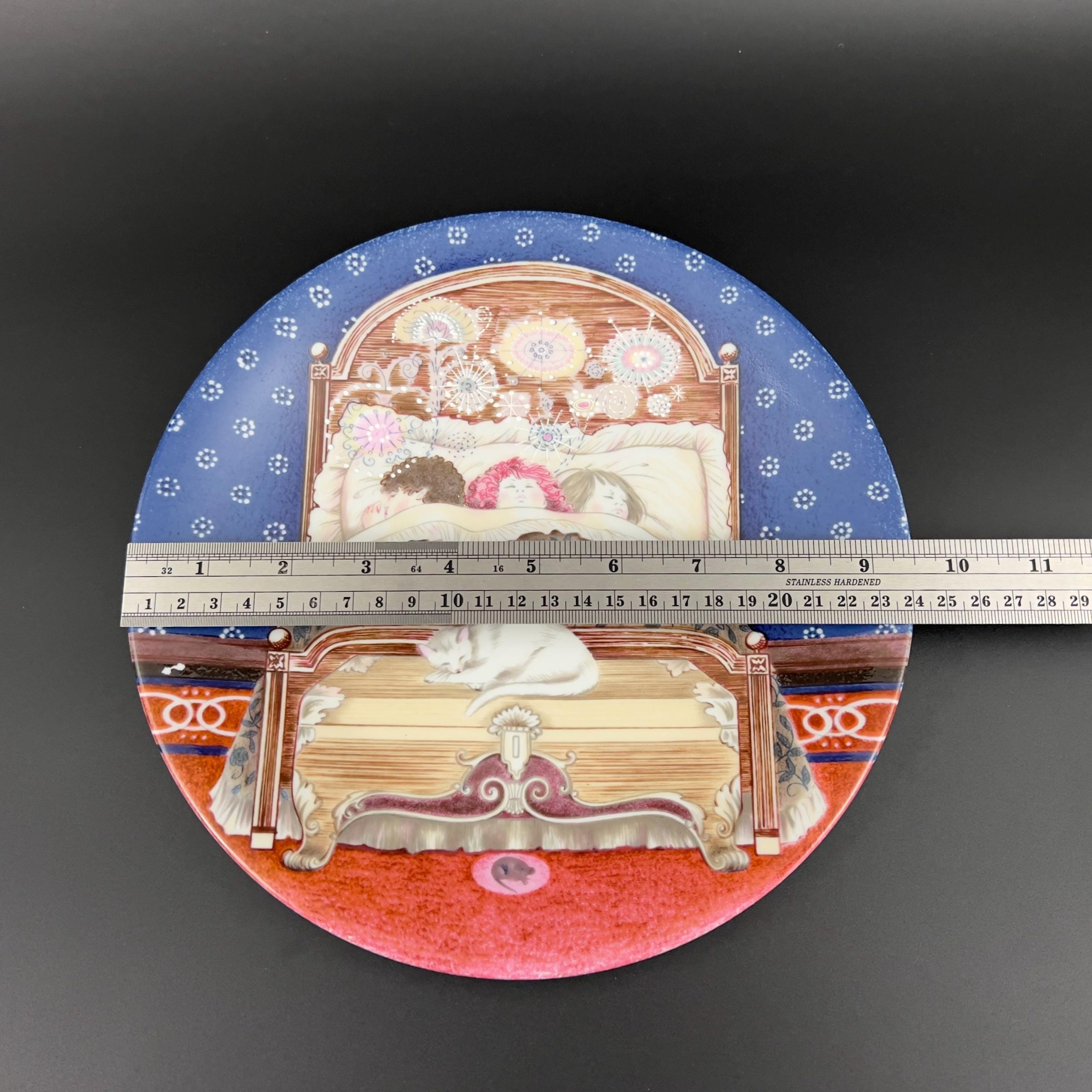 Vintage Limoges Christmas Plate: Haviland 'Twas Night Before Christmas, 1981 - Image 10