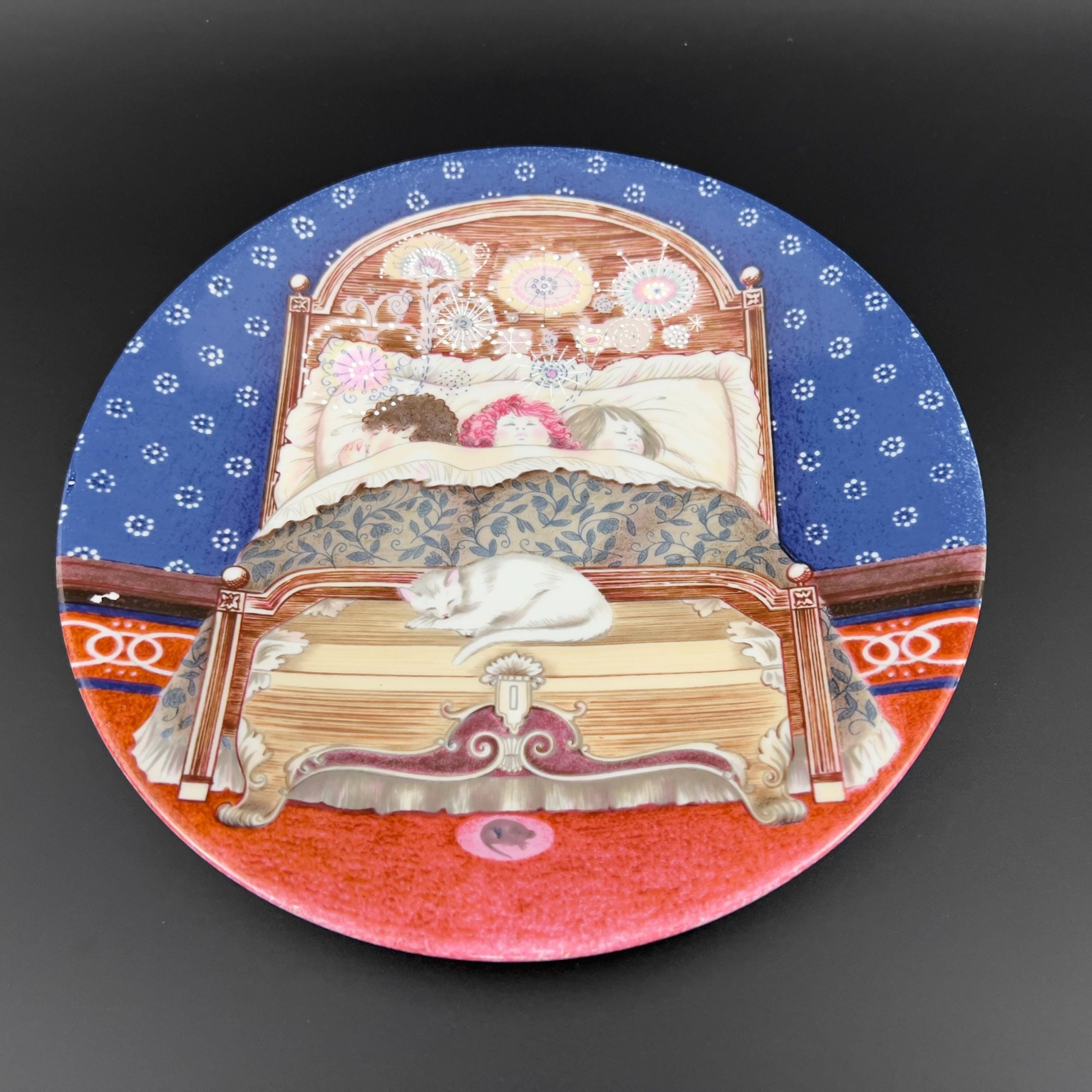 Vintage Limoges Christmas Plate: Haviland 'Twas Night Before Christmas, 1981 - Image 4
