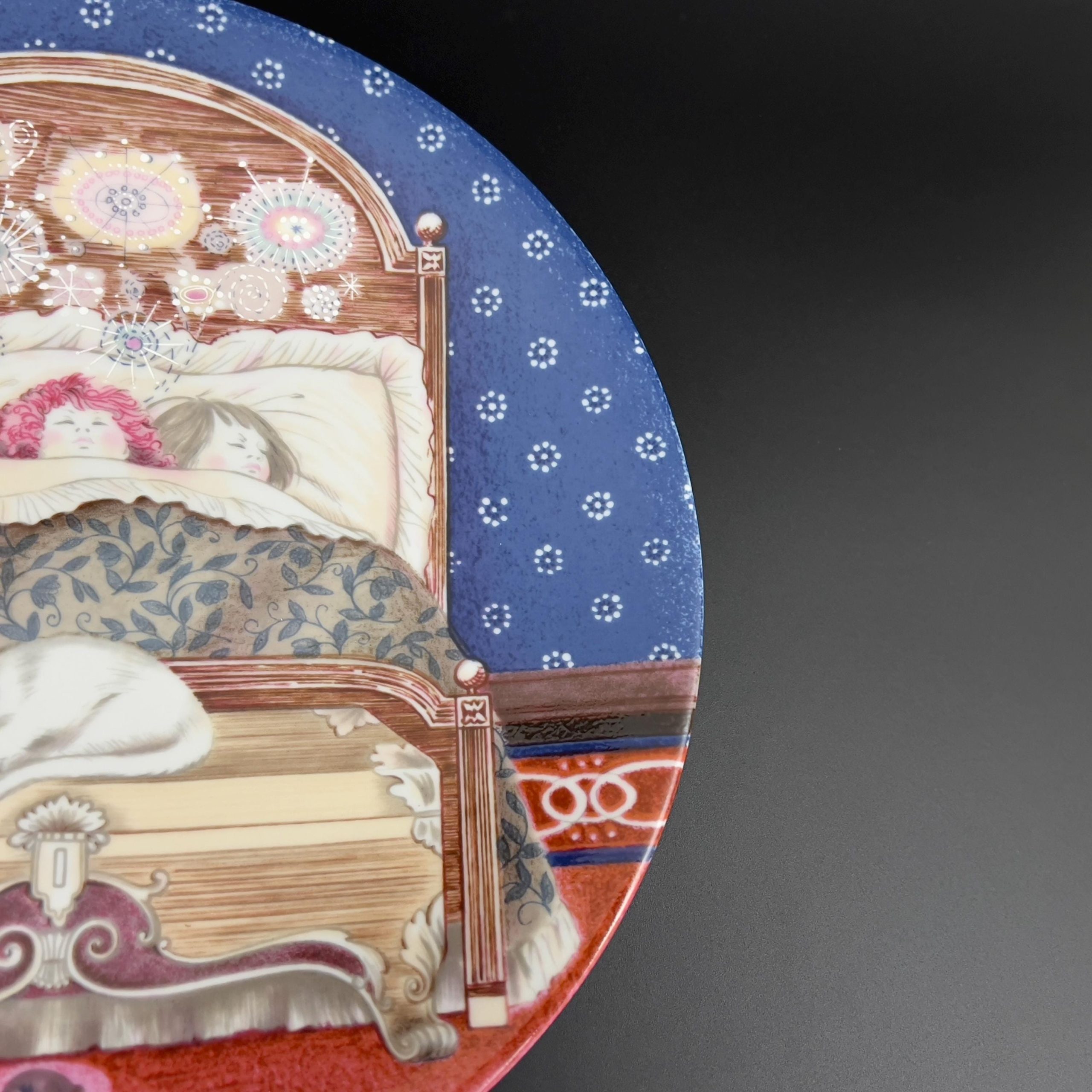 Vintage Limoges Christmas Plate: Haviland 'Twas Night Before Christmas, 1981 - Image 7
