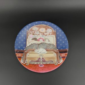 Vintage Limoges Christmas Plate: Haviland 'Twas Night Before Christmas, 1981