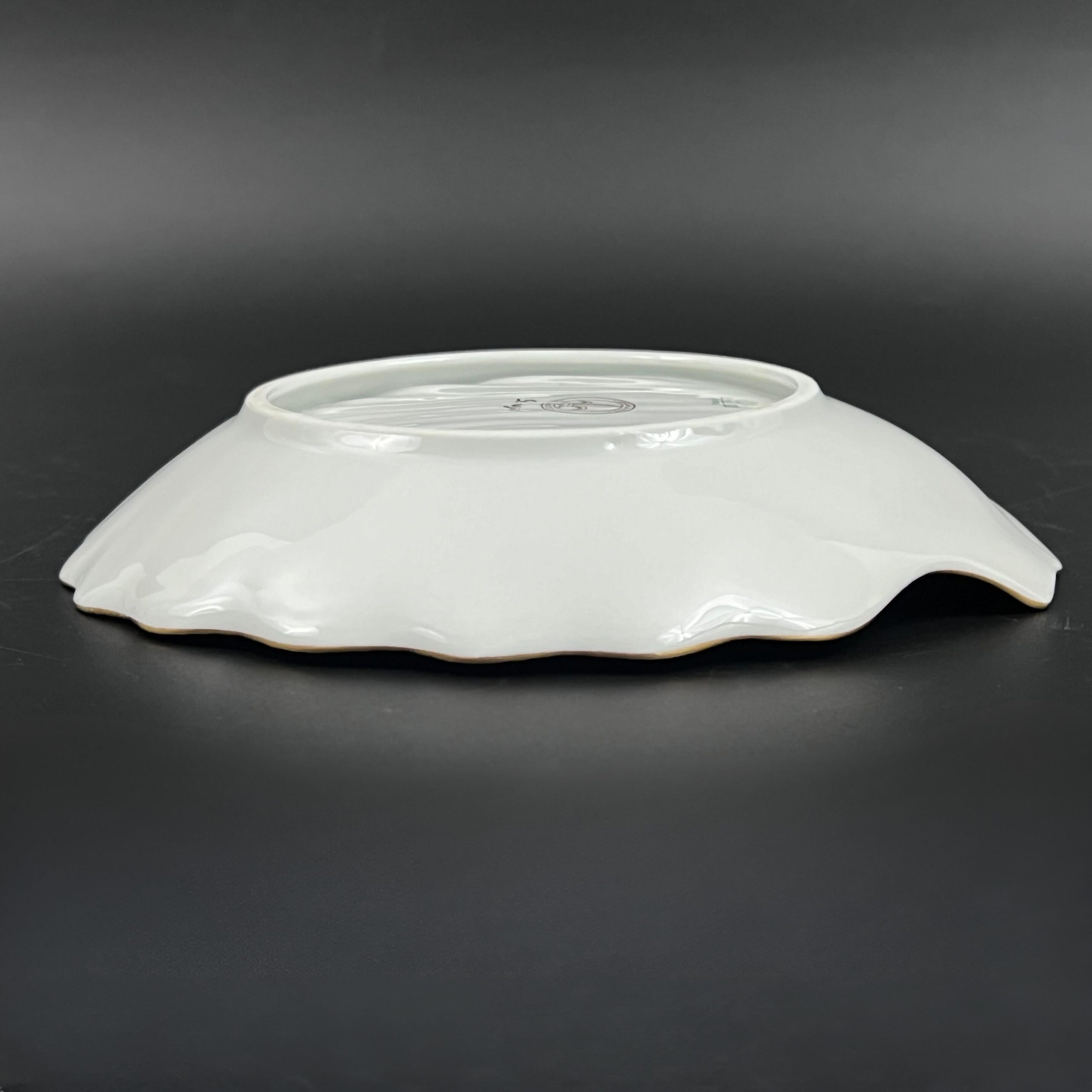 Vintage Limoges Porcelain Shell Dish: Gold Phoenix Floral Design - Image 7