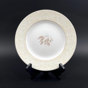 Vintage Wedgwood Bone China Plate: Devotion Two Doves, England 1996
