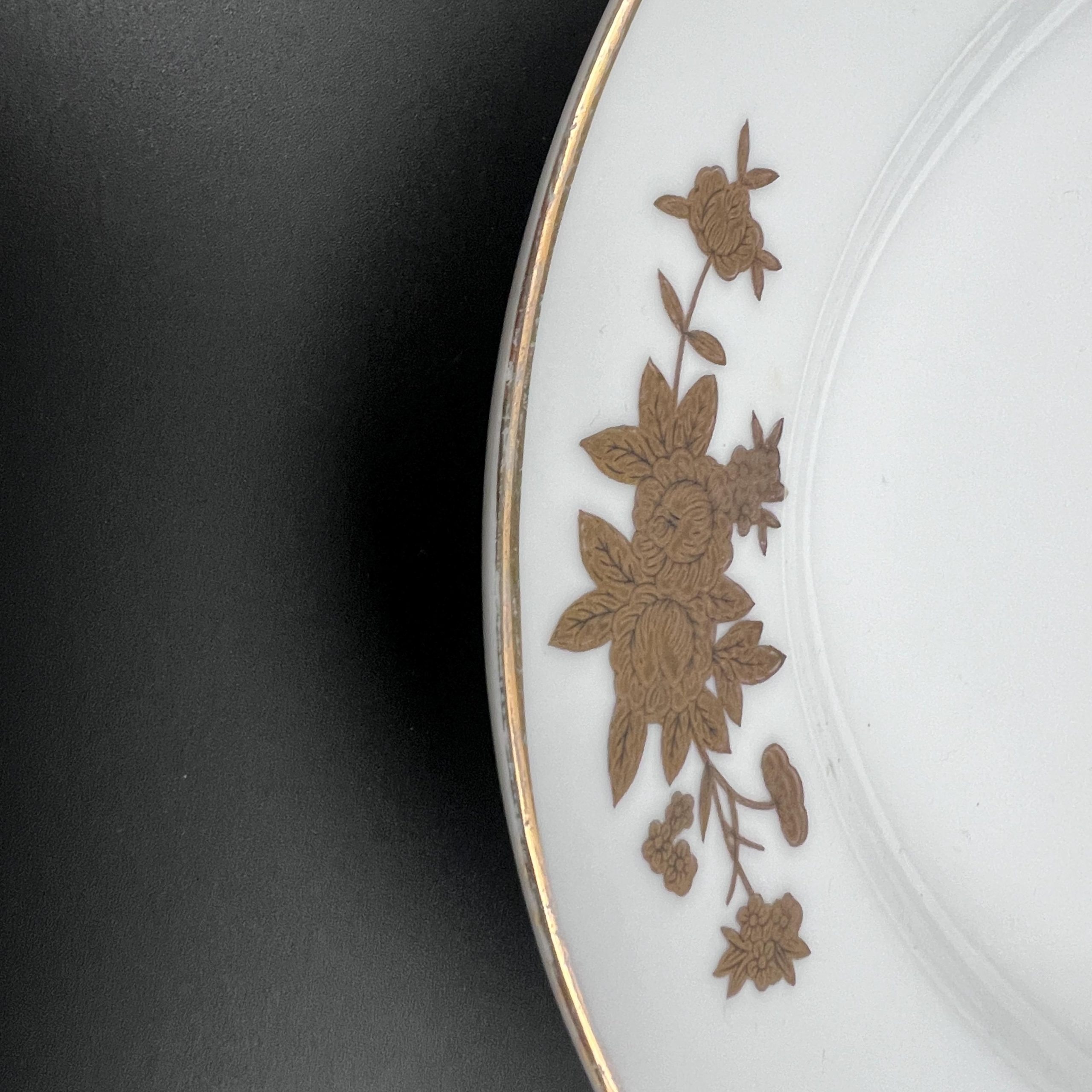 Vintage Grace China Platter: 14" Regal #454 Gold Floral Porcelain Serving Dish - Image 10