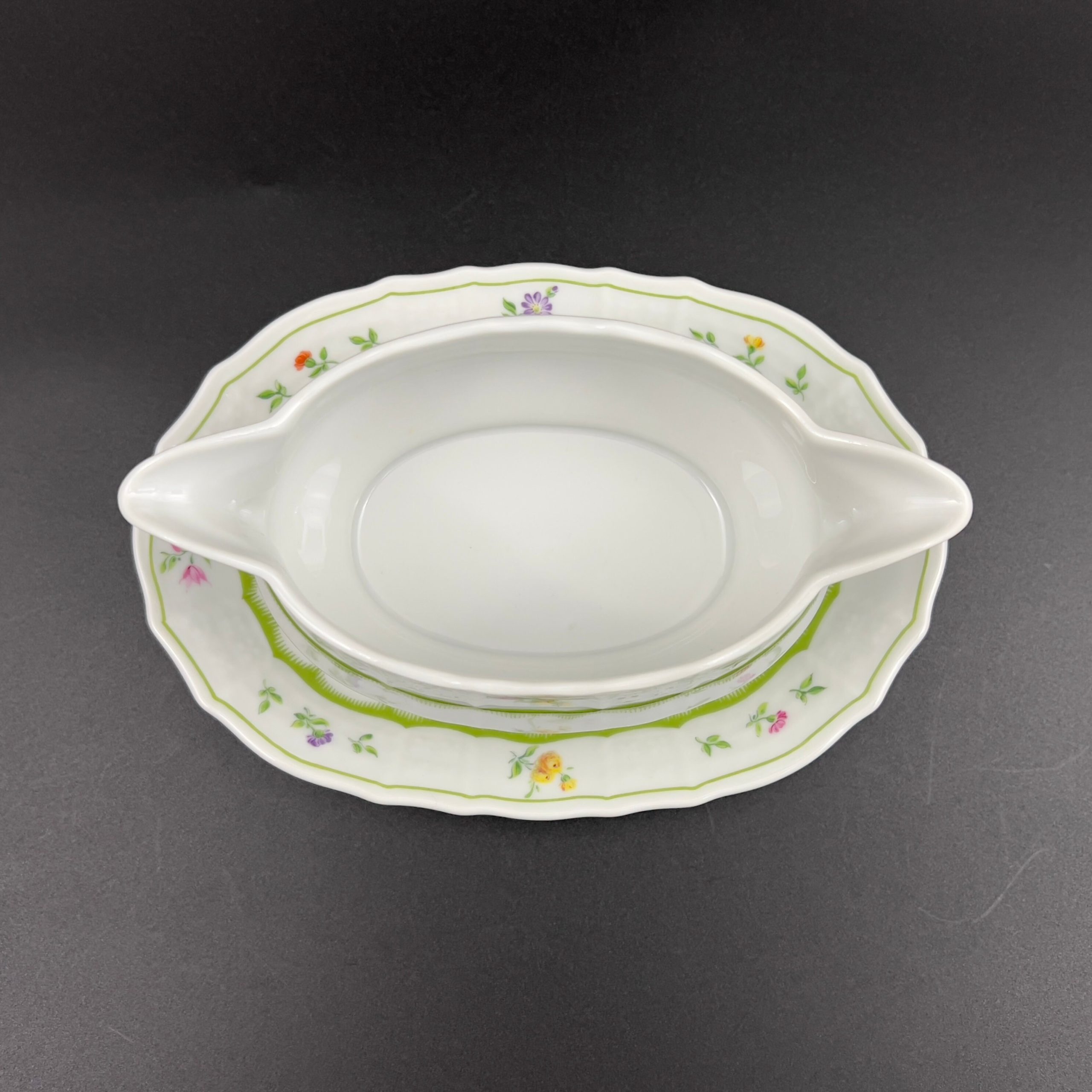 Vintage Heinrich Chambord Gravy Boat with Attached Underplate - Image 5