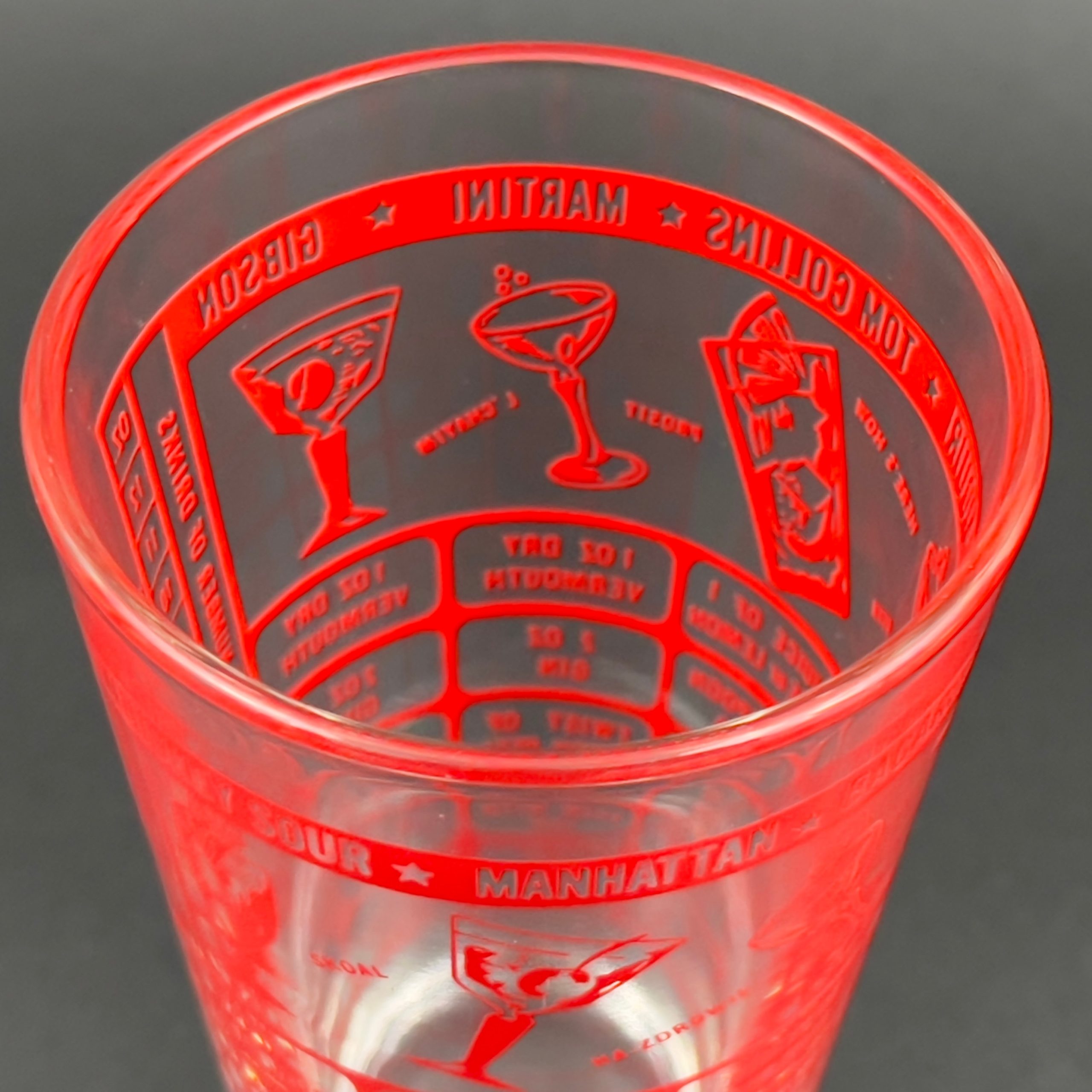 Vintage Anchor Hocking Cocktail Recipe Glass: Mid-Century Barware - Image 9