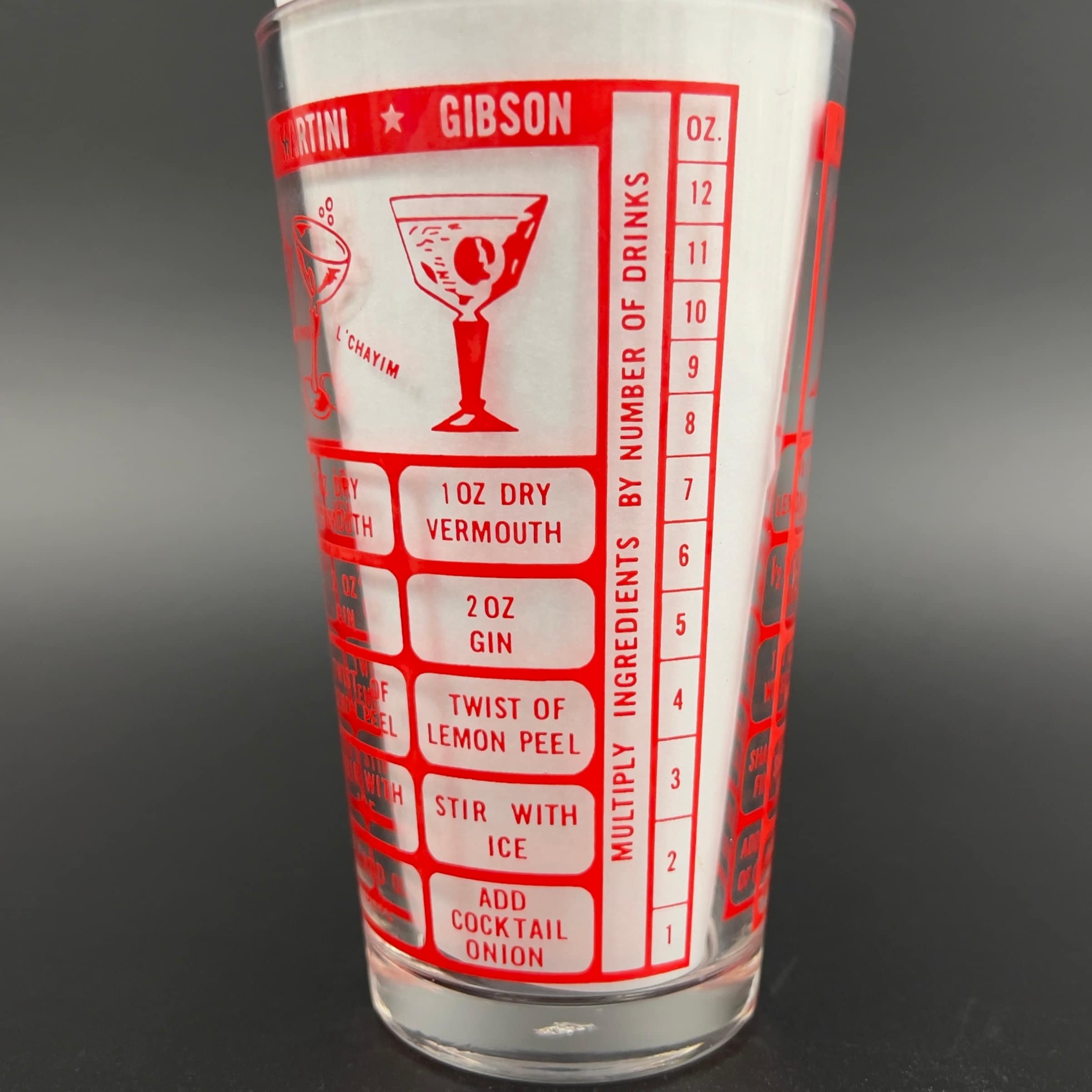 Vintage Anchor Hocking Cocktail Recipe Glass: Mid-Century Barware - Image 8