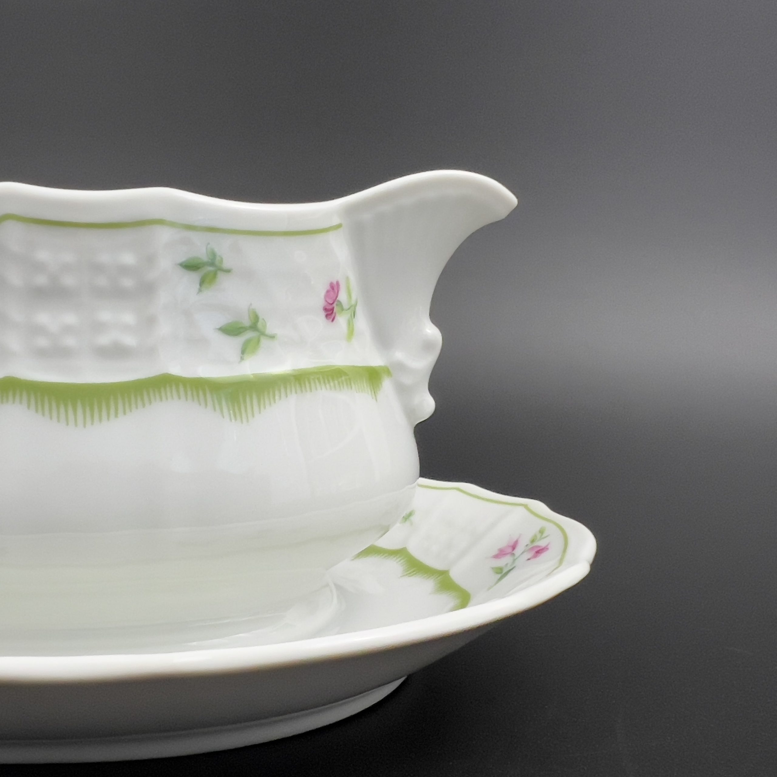 Vintage Heinrich Chambord Gravy Boat with Attached Underplate - Image 7