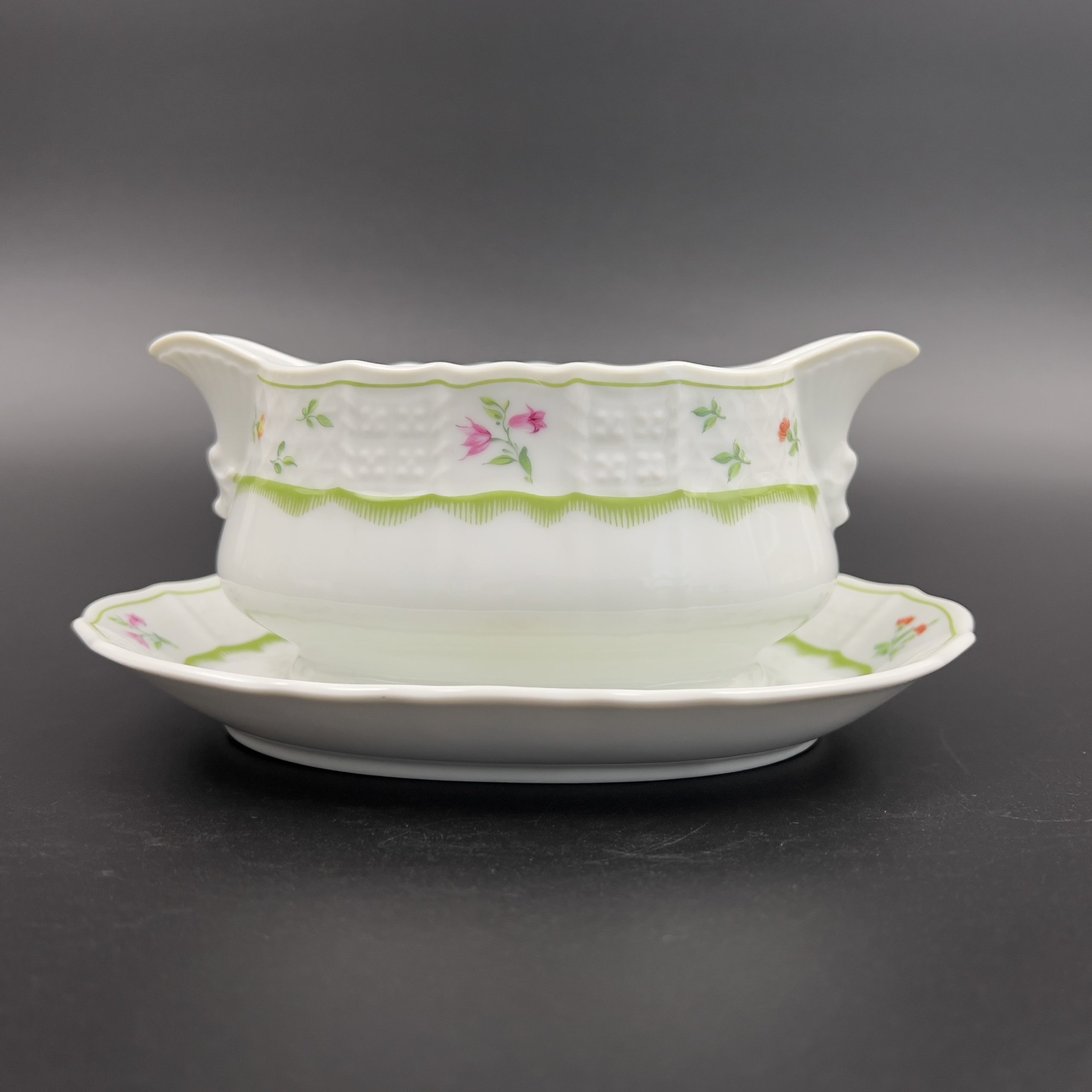 Vintage Heinrich Chambord Gravy Boat with Attached Underplate - Image 4
