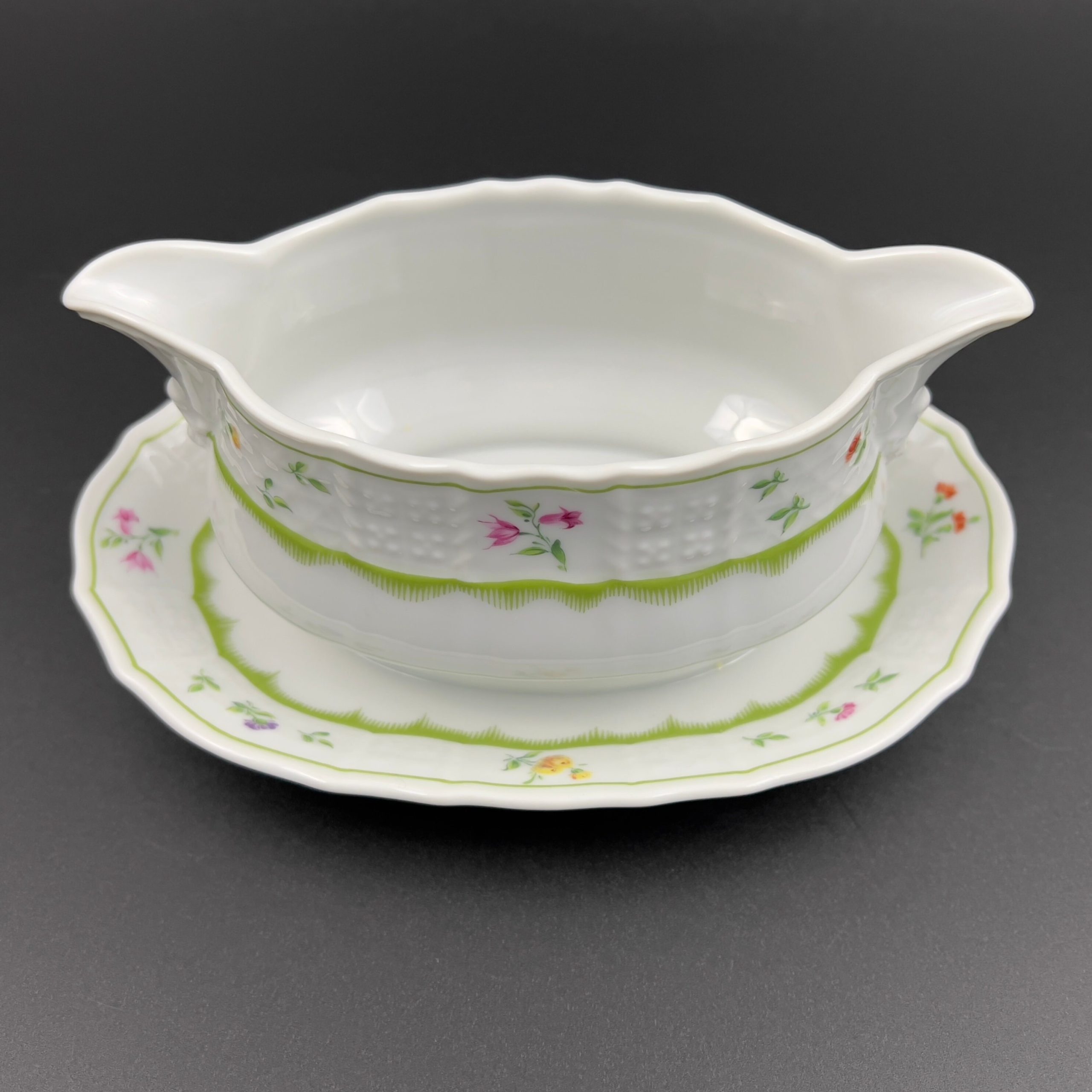 Vintage Heinrich Chambord Gravy Boat with Attached Underplate - Image 3