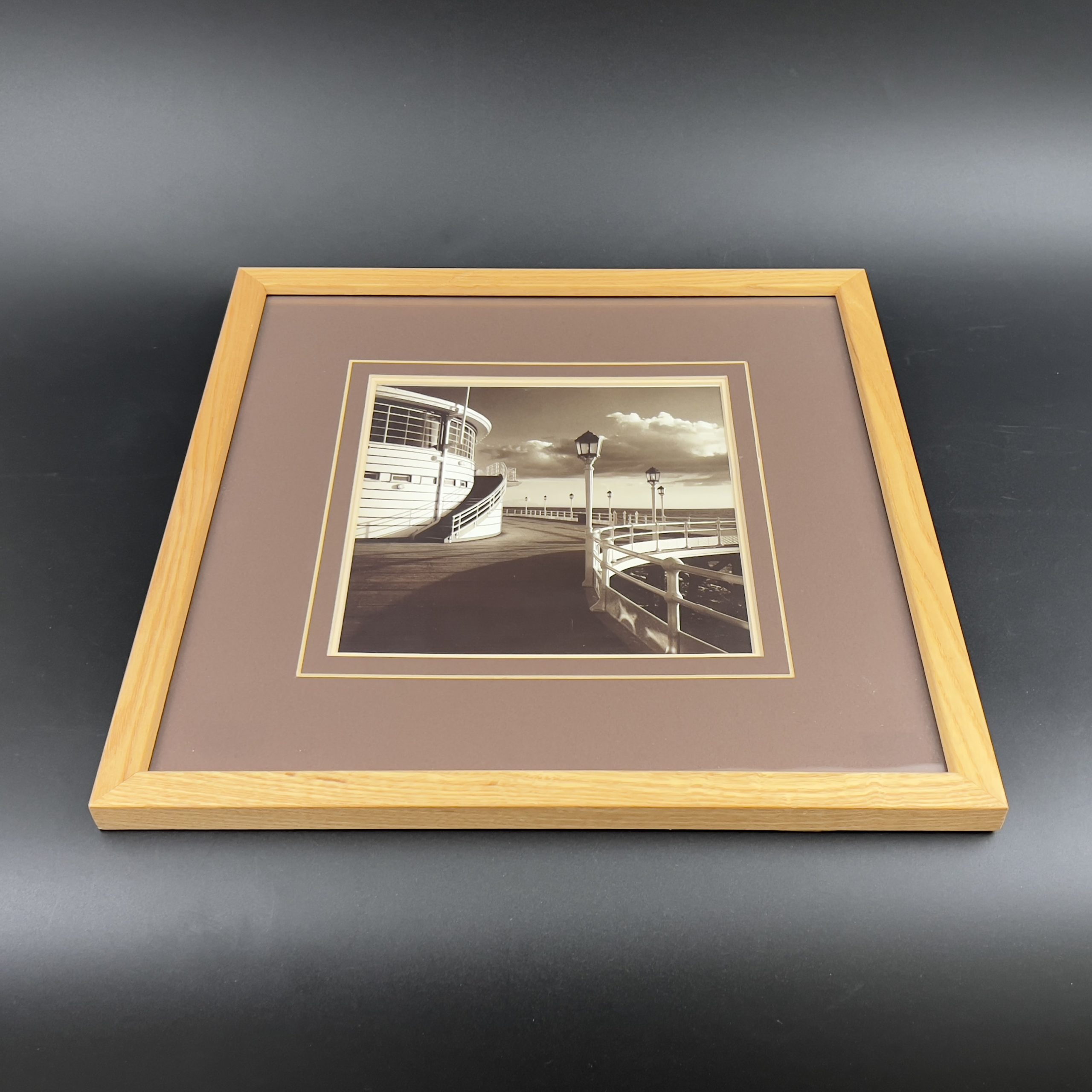 Vintage Framed Photograph: Worthing Pier, England by Jo Crowther - Image 6