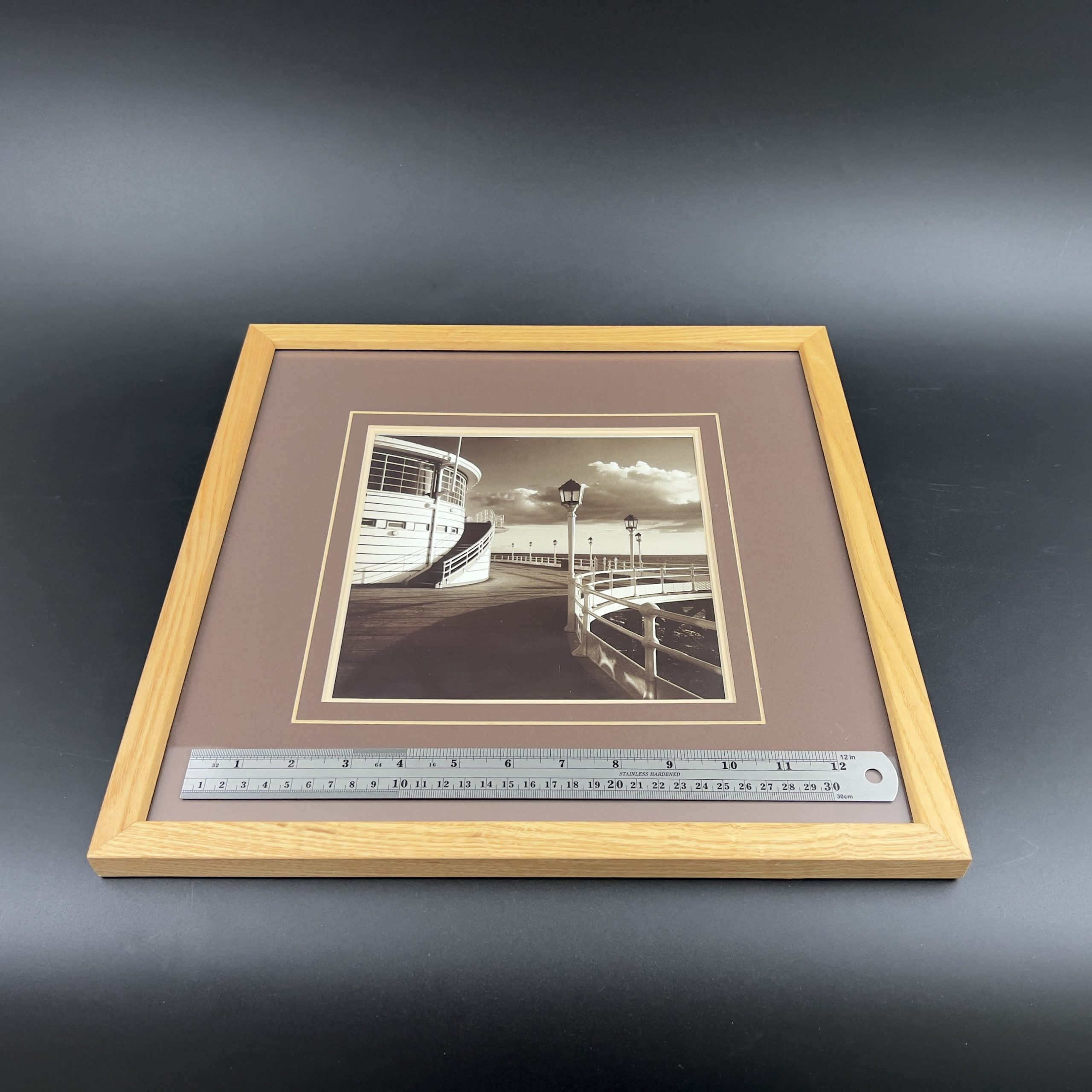 Vintage Framed Photograph: Worthing Pier, England by Jo Crowther - Image 10