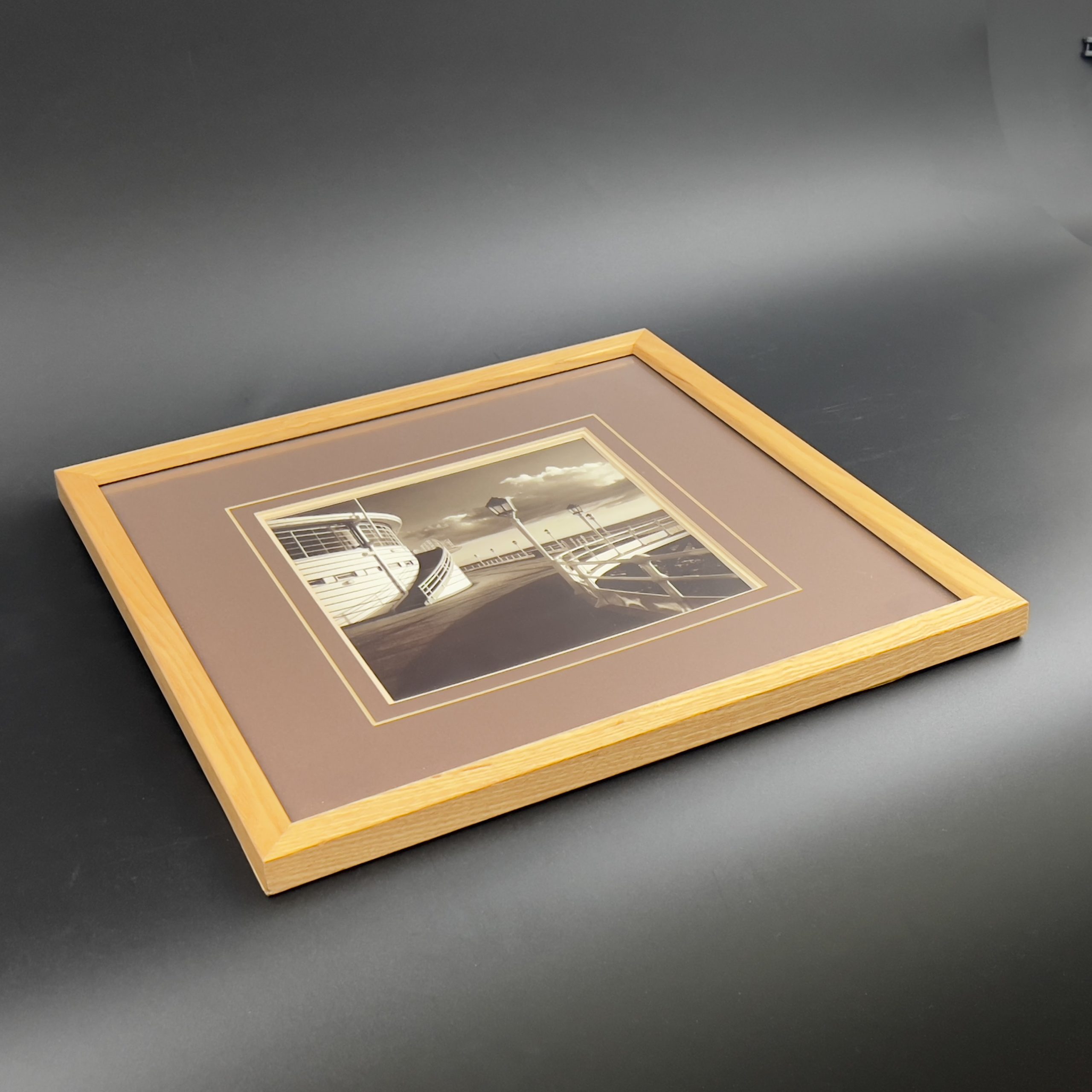 Vintage Framed Photograph: Worthing Pier, England by Jo Crowther - Image 7