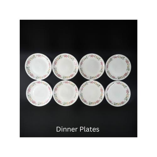 Wedgwood Quince Stoneware Plates: Fruit Border, Vintage Dinnerware (Set of 8) - Image 7