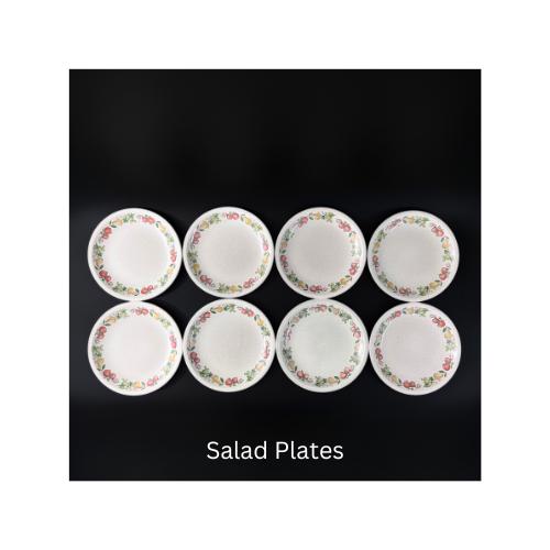 Wedgwood Quince Stoneware Plates: Fruit Border, Vintage Dinnerware (Set of 8) - Image 9