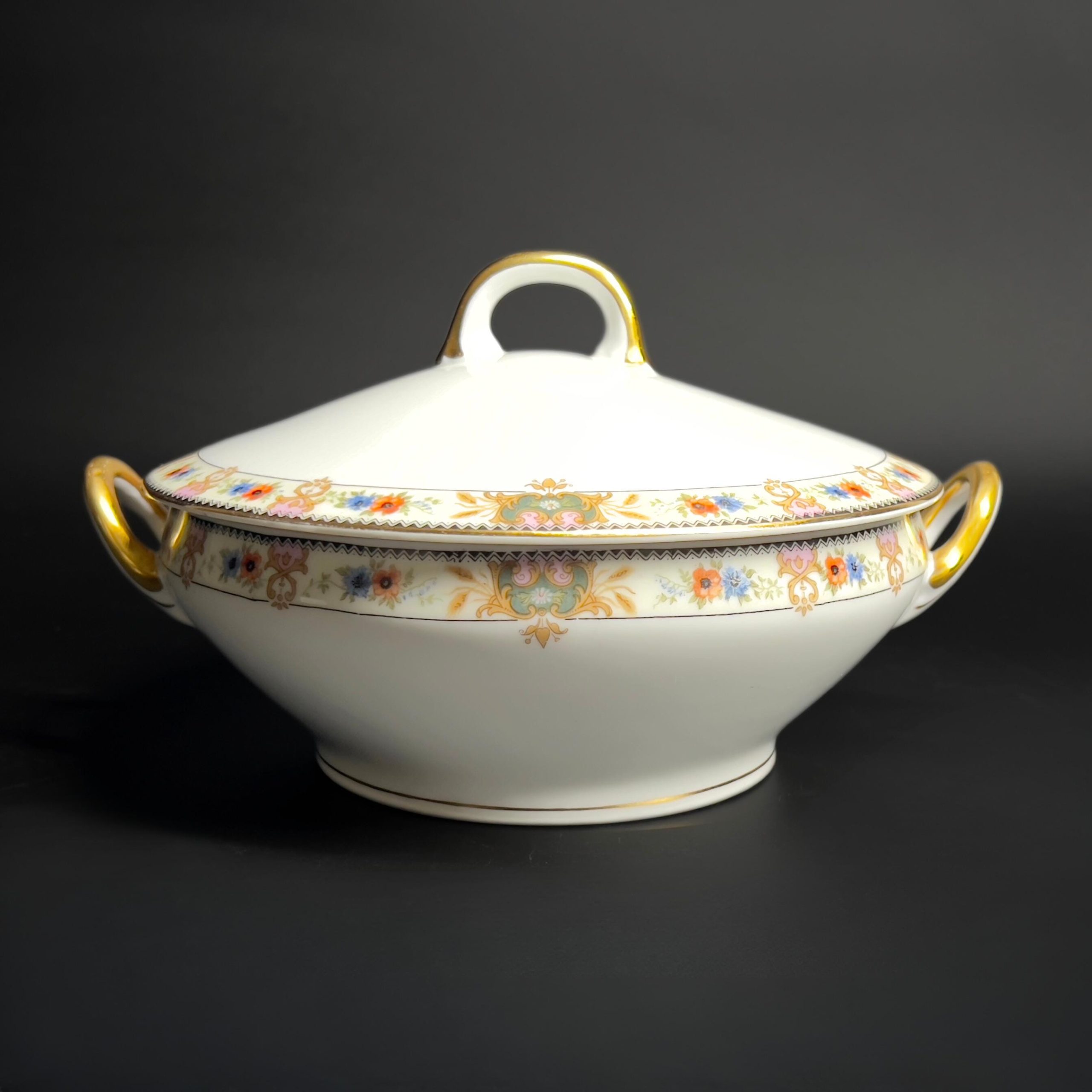 Vintage C.T. Altwasser Germany Soup Tureen: Art Deco Porcelain Serving Dish - Image 4