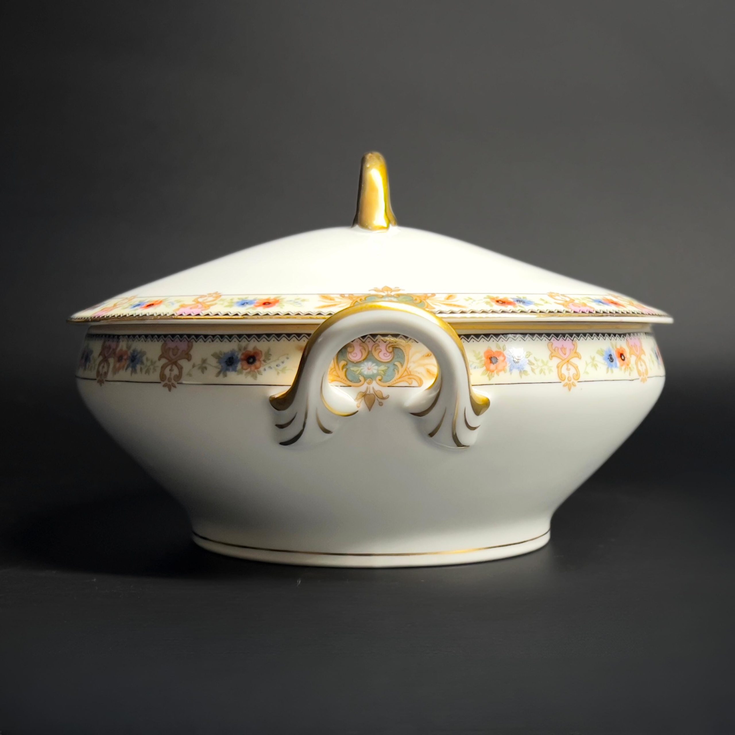Vintage C.T. Altwasser Germany Soup Tureen: Art Deco Porcelain Serving Dish - Image 3