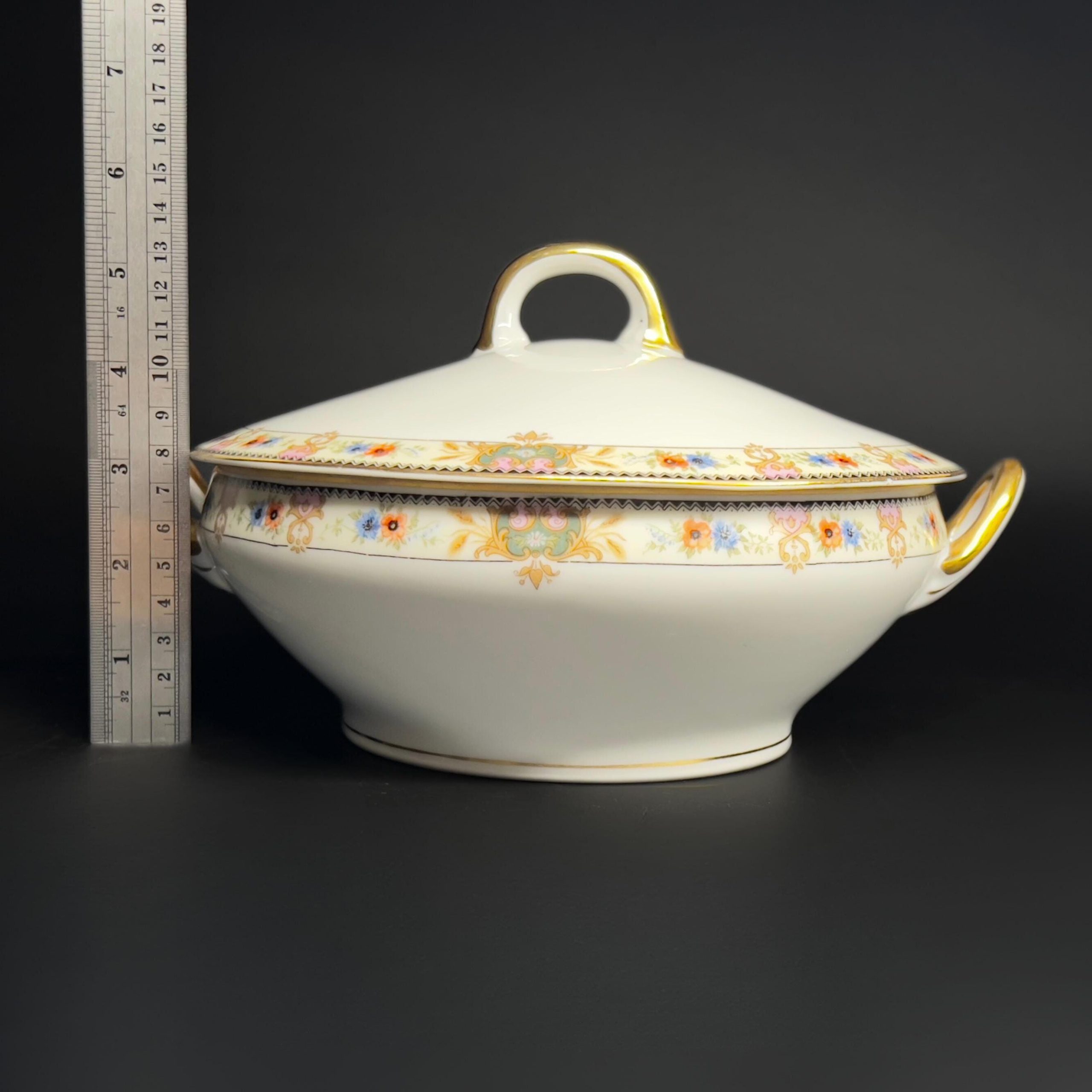 Vintage C.T. Altwasser Germany Soup Tureen: Art Deco Porcelain Serving Dish - Image 11