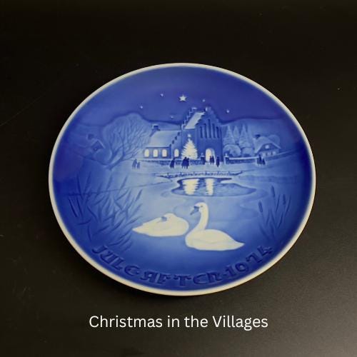 Bing & Grondahl Christmas Plate: Vintage Danish Blue Porcelain (1968-1974) - Image 9