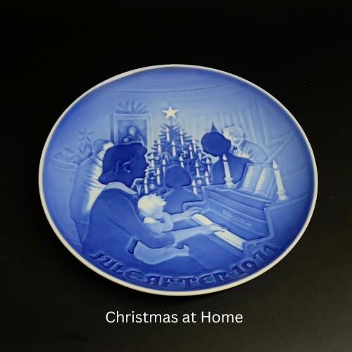 Bing & Grondahl Christmas Plate: Vintage Danish Blue Porcelain (1968-1974) - Image 5