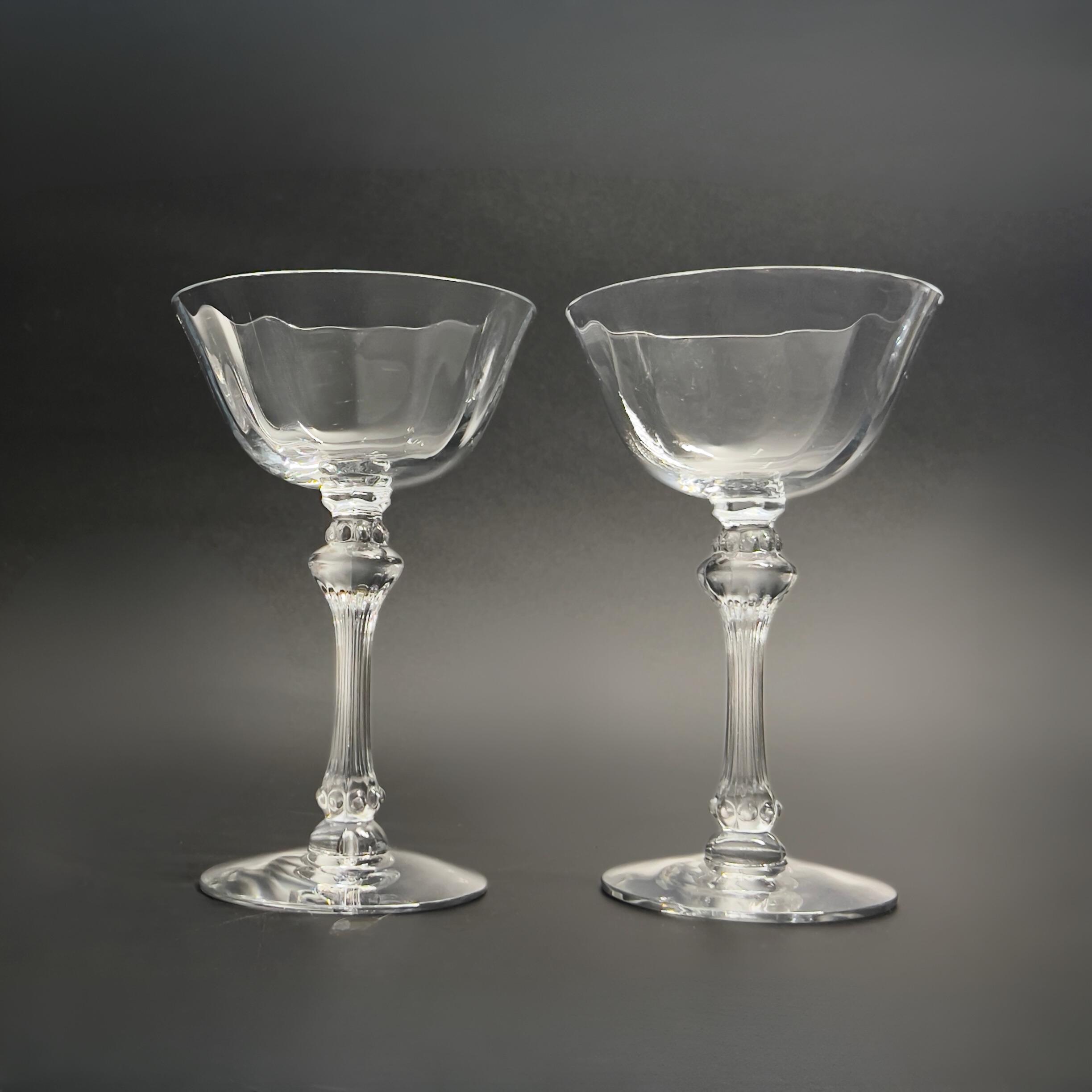 Vintage Tiffin-Franciscan Champagne Coupes - Encanto Set of 6 - Image 5