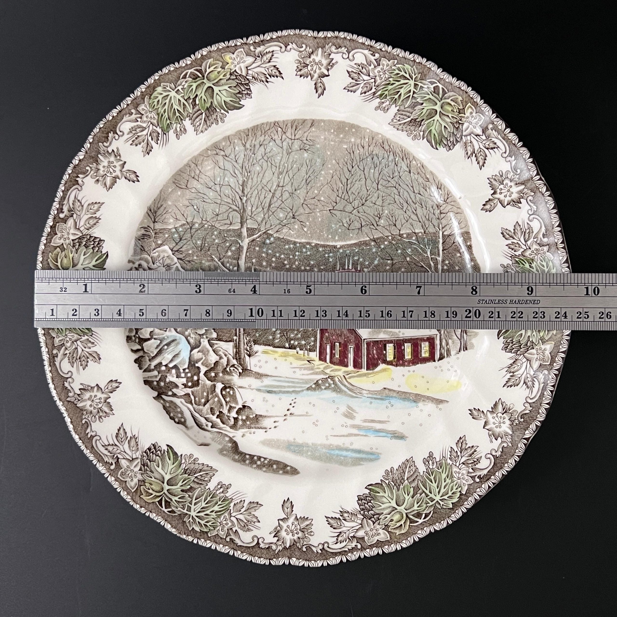 Johnson Brothers Friendly Village Dinner Plates (Set of 2): Vintage English Christmas Decor - Image 10
