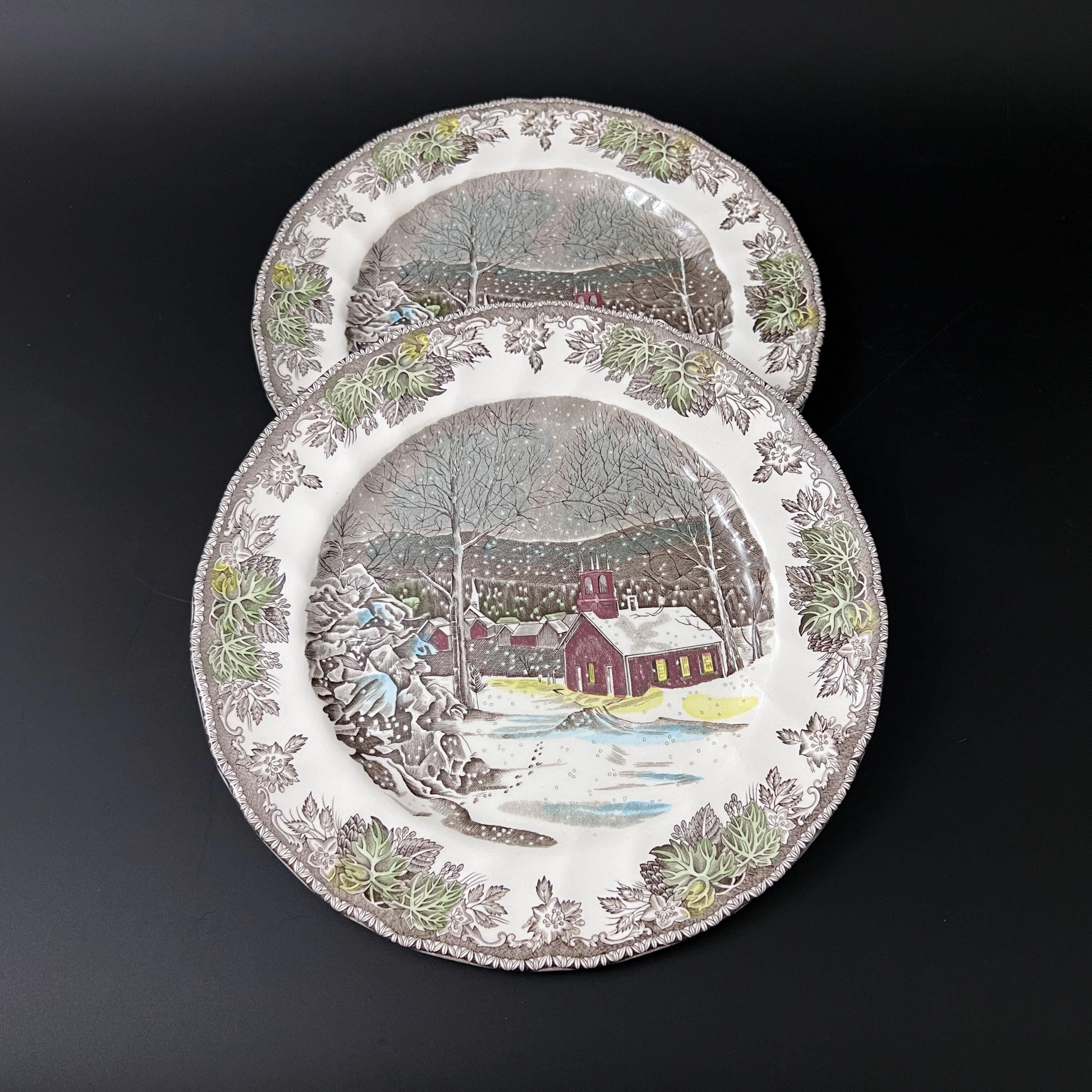 Johnson Brothers Friendly Village Dinner Plates (Set of 2): Vintage English Christmas Decor - Image 5