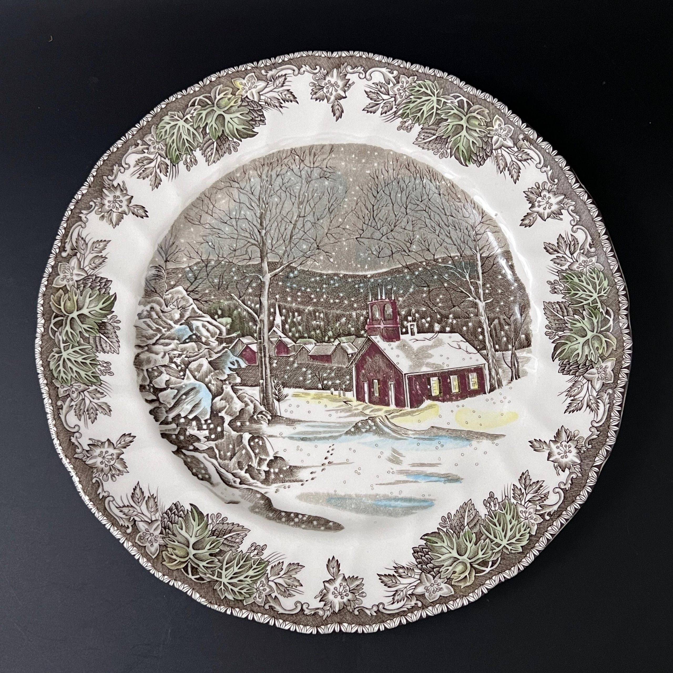 Johnson Brothers Friendly Village Dinner Plates (Set of 2): Vintage English Christmas Decor - Image 9