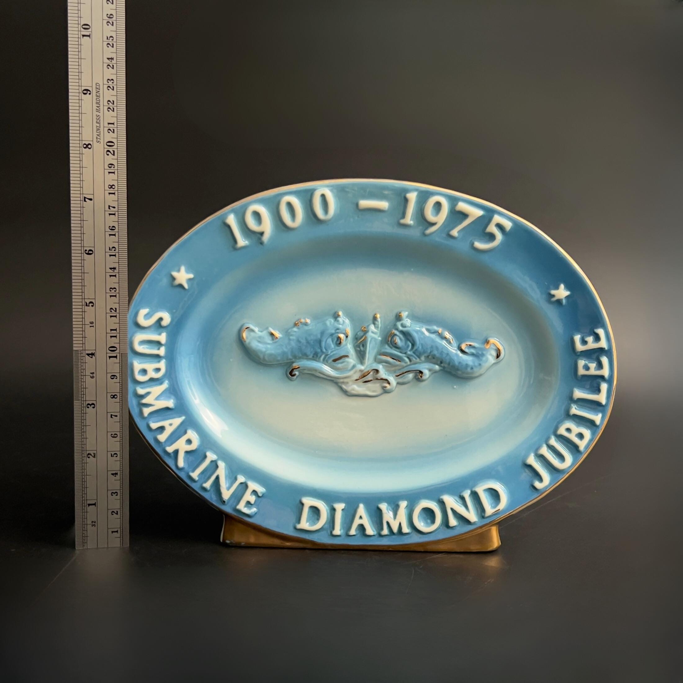 Vintage Jim Beam Submarine Decanter: 1977 Navy Diamond Jubilee - Image 10