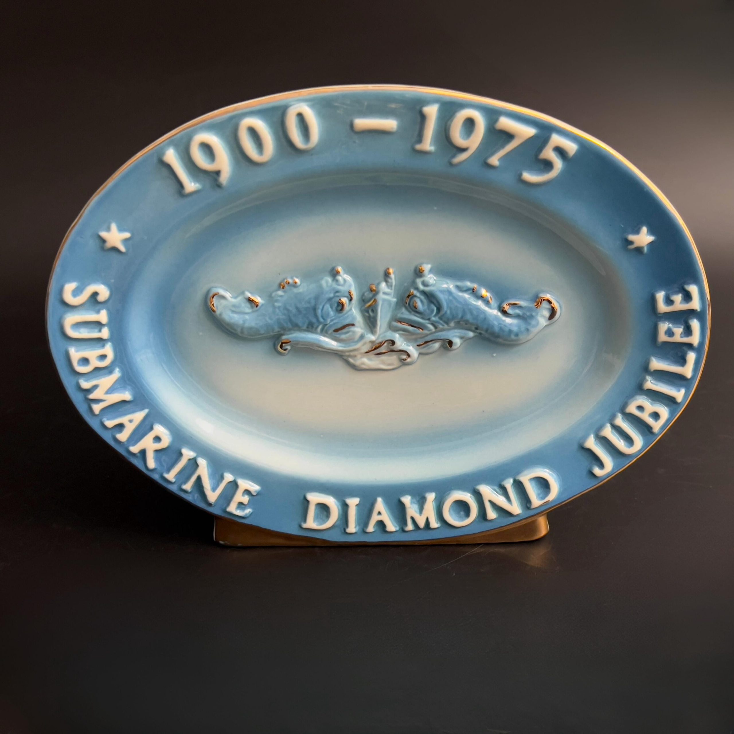 Vintage Jim Beam Submarine Decanter: 1977 Navy Diamond Jubilee - Image 3