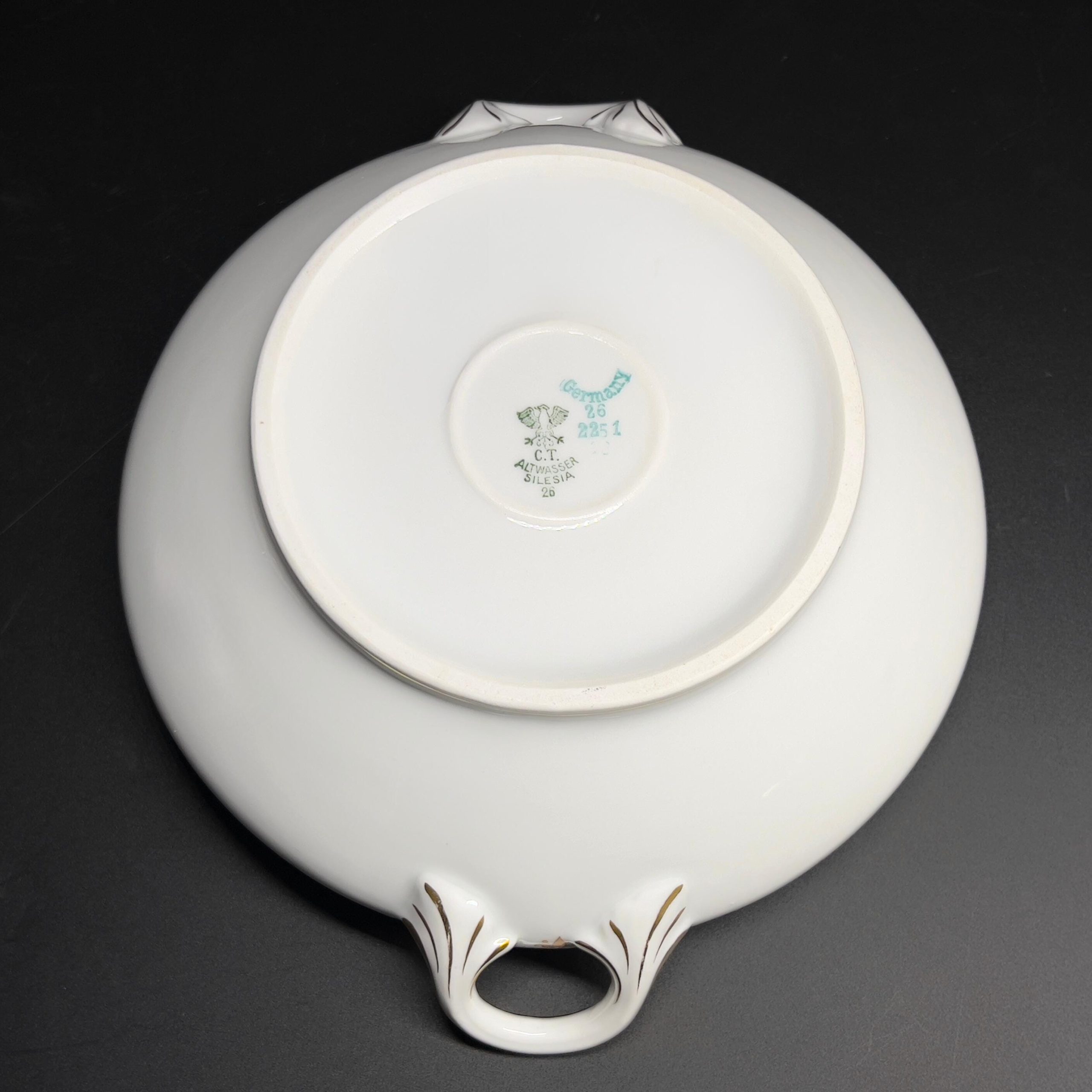 Vintage C.T. Altwasser Germany Soup Tureen: Art Deco Porcelain Serving Dish - Image 9