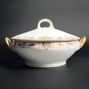 Vintage C.T. Altwasser Germany Soup Tureen: Art Deco Porcelain Serving Dish