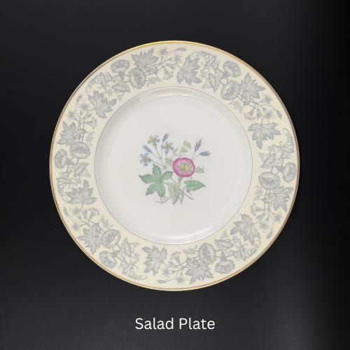 Wedgwood Wildflower Bone China: Mid-Century Dinnerware Sets - Image 4