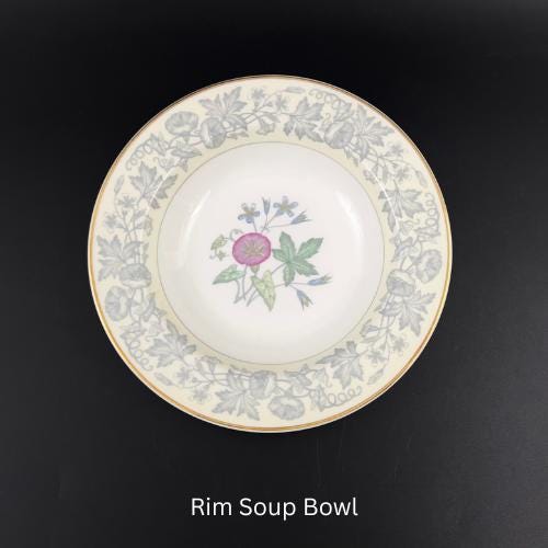 Wedgwood Wildflower Bone China: Mid-Century Dinnerware Sets - Image 6