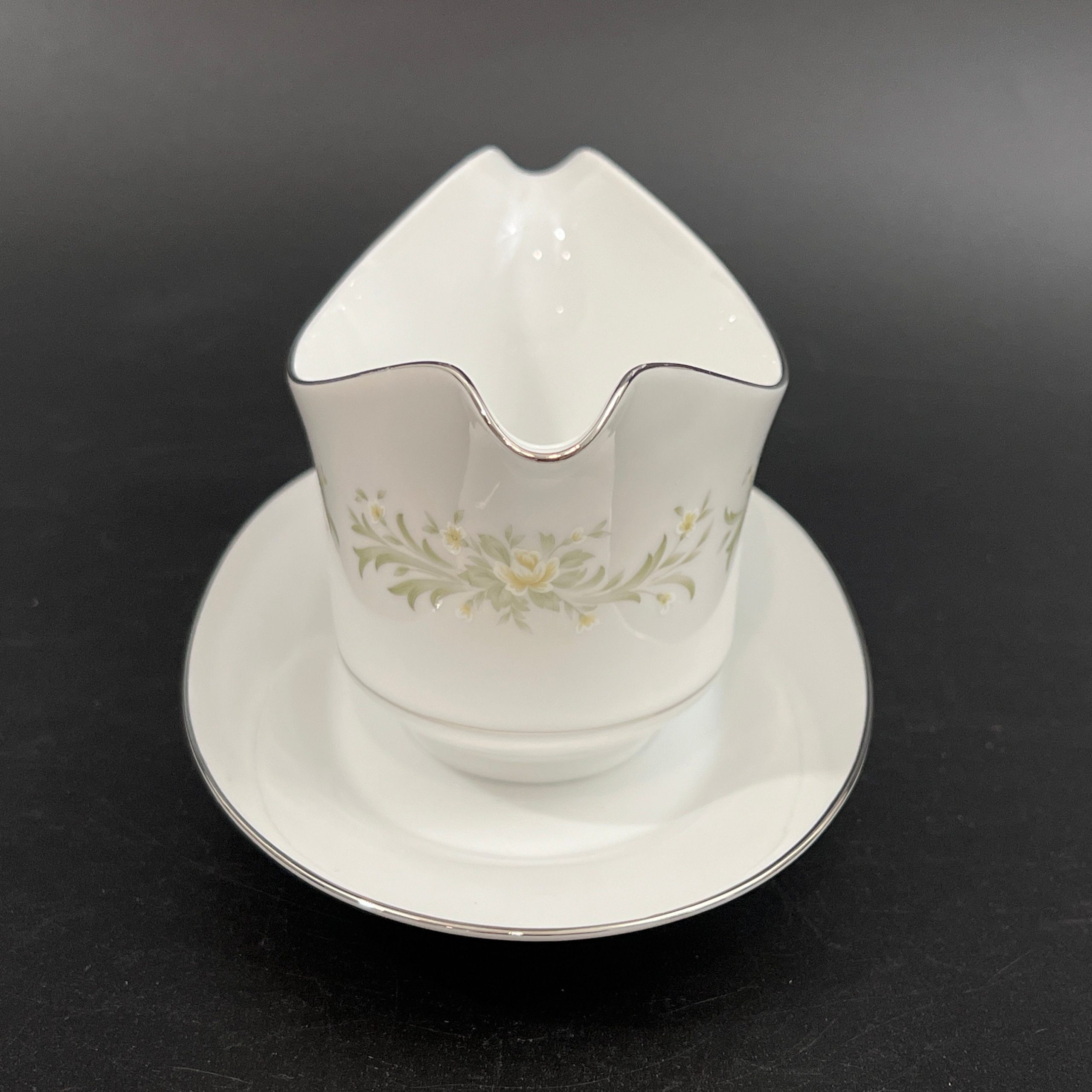 Vintage GRACE China Rhapsody Gravy Boat and Covered Dish Set - Image 6