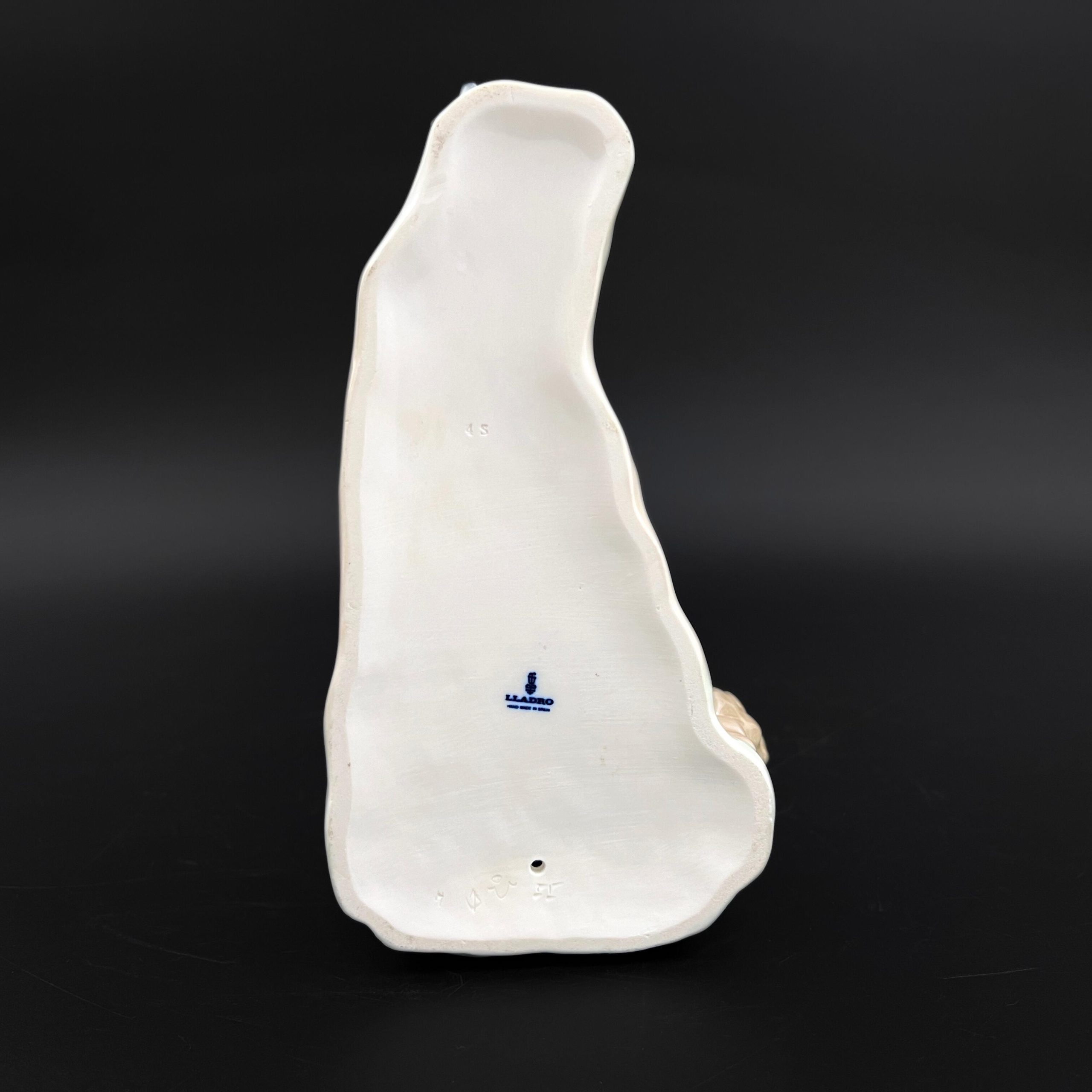 Vintage Lladro Porcelain Shepherd Boy with Bird Figurine #4730 - Image 11