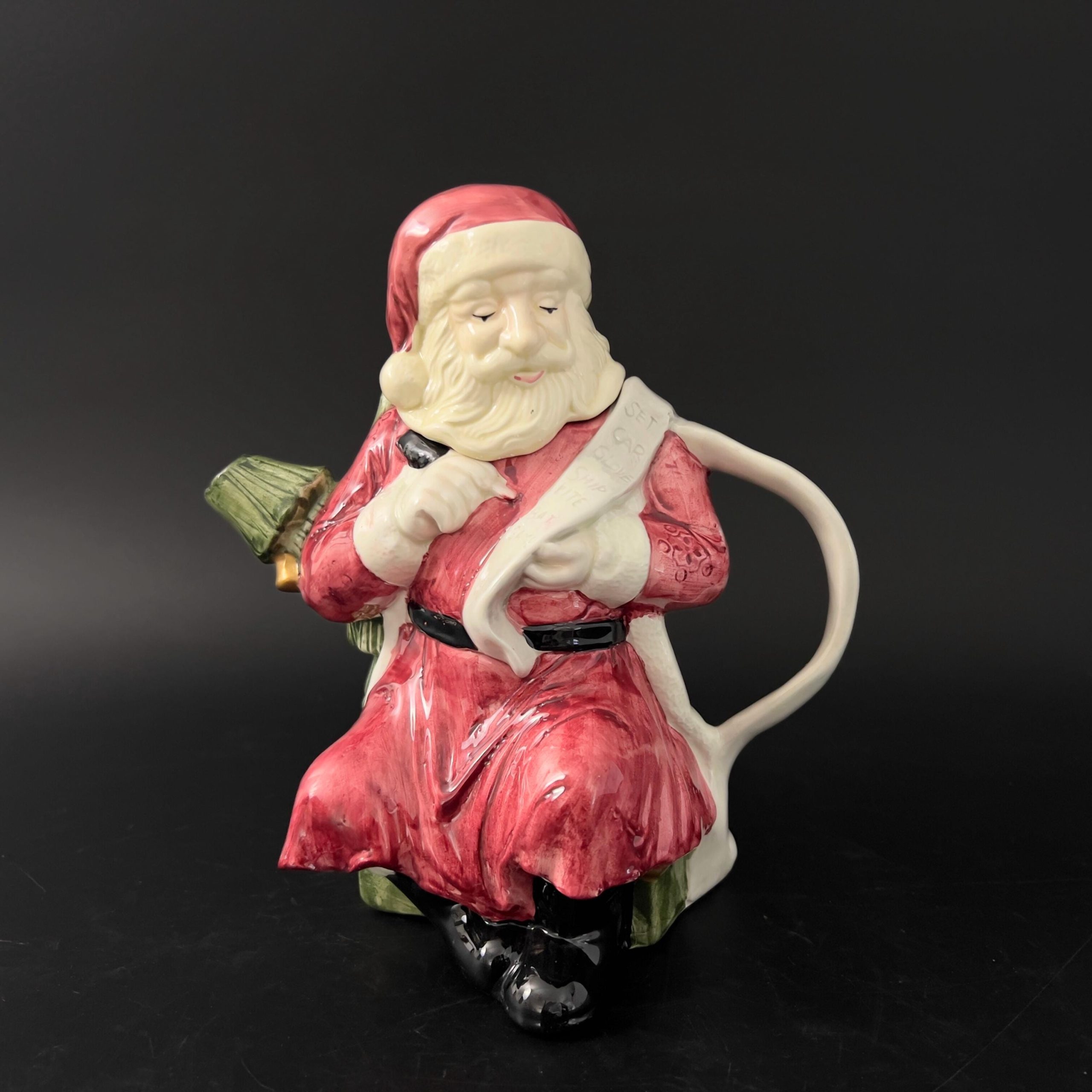 Vintage Santa Teapot: Windsor Collection Ceramic Christmas Decor - Image 3