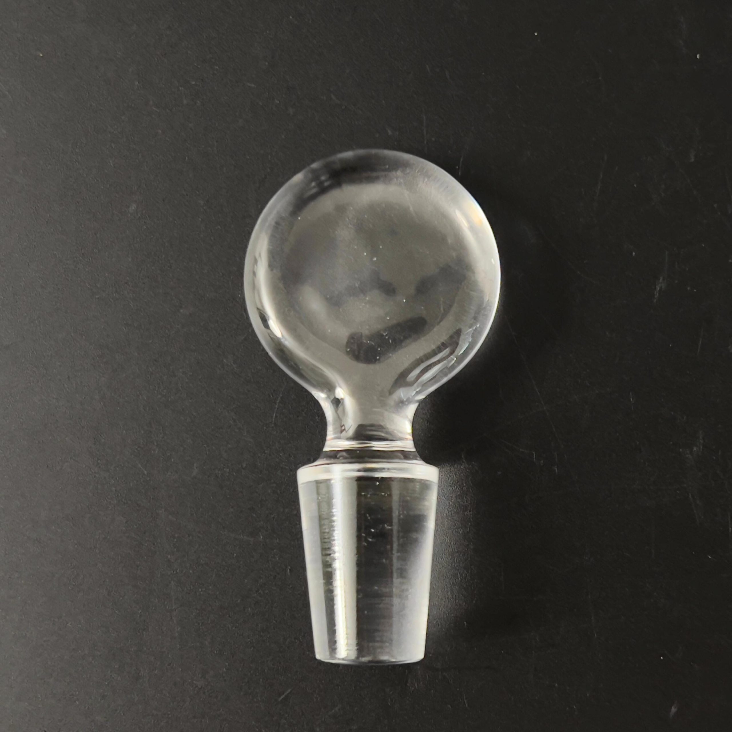 Vintage Lead Crystal Side Resting Decanter with Stopper - Bovary Astral - Image 10