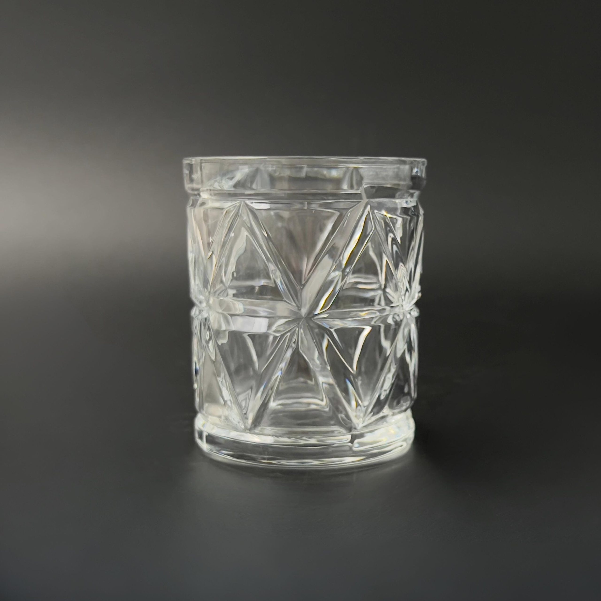 Vintage Crystal Whiskey Glasses Set: Cut Glass Double Old Fashioned (Set of 4) - Image 9