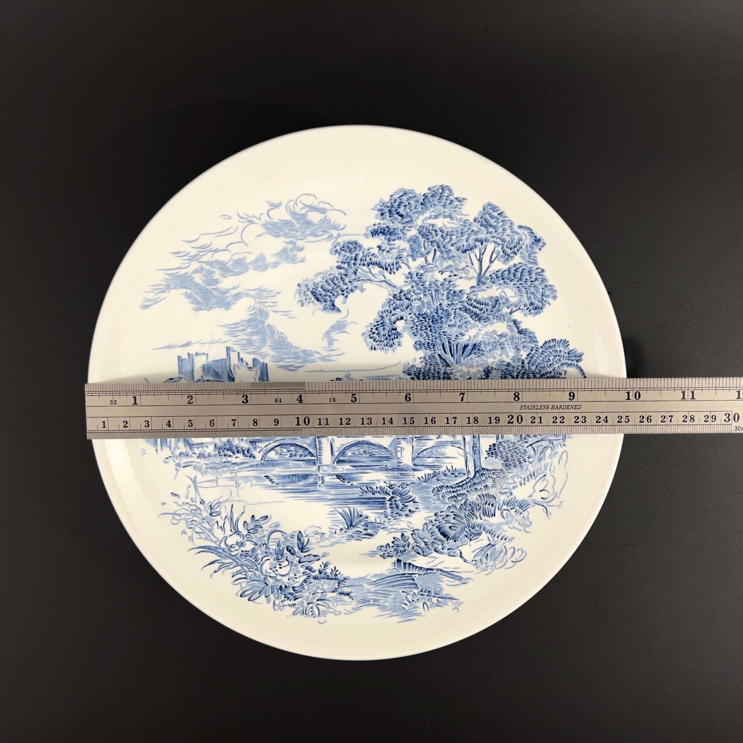 Wedgwood Countryside Blue Plates (Set of 5): English Cottage Decor - Image 9