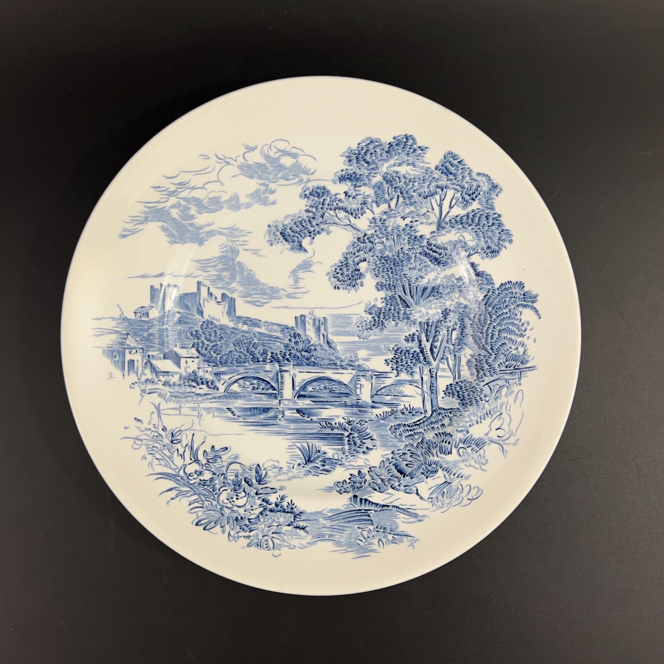 Wedgwood Countryside Blue Plates (Set of 5): English Cottage Decor - Image 6