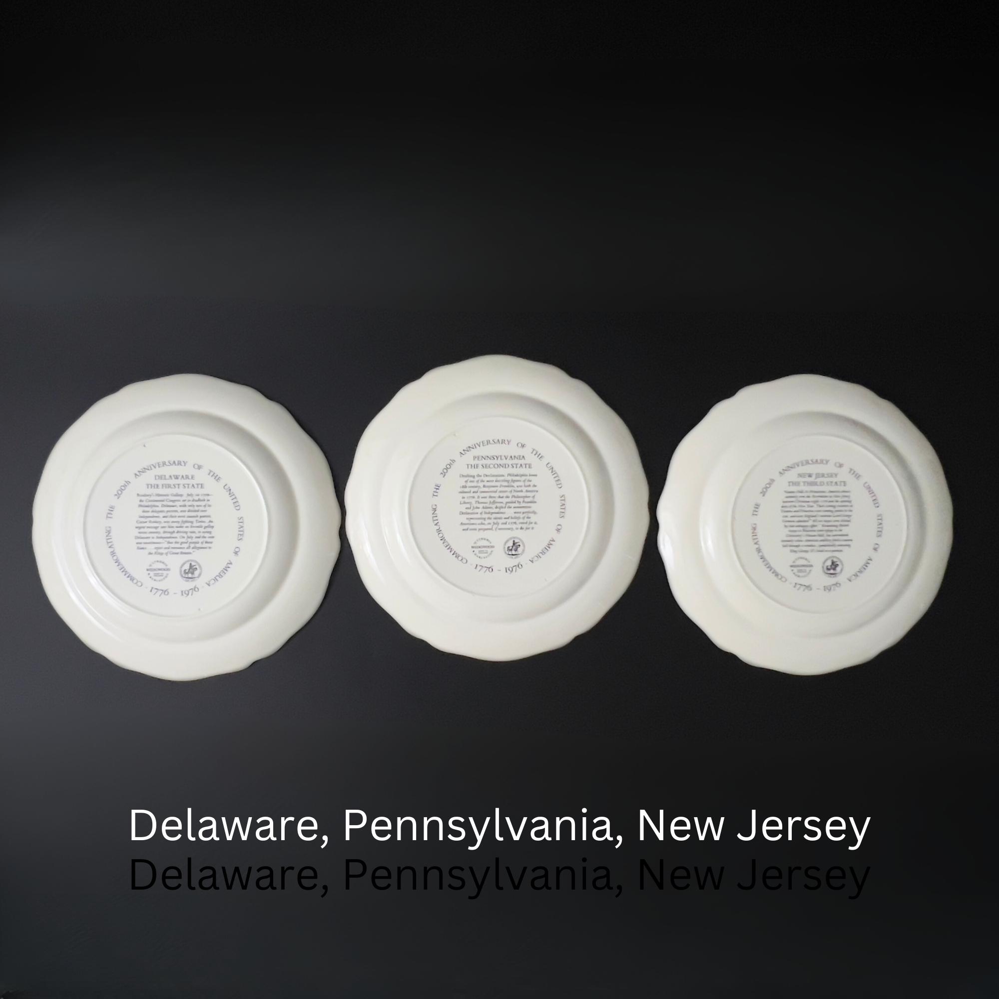 Wedgwood Bicentennial Plates: 1976 Black Transferware, Set of 13 - Image 4