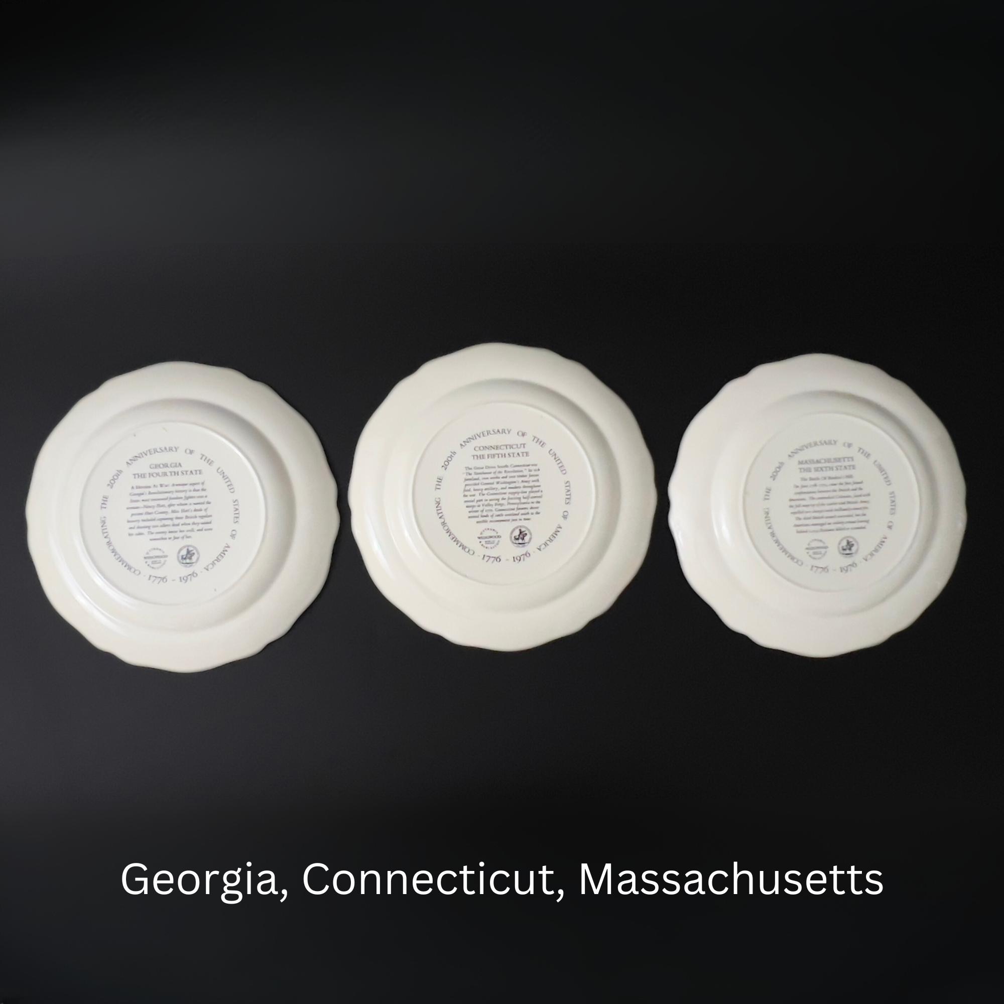 Wedgwood Bicentennial Plates: 1976 Black Transferware, Set of 13 - Image 6