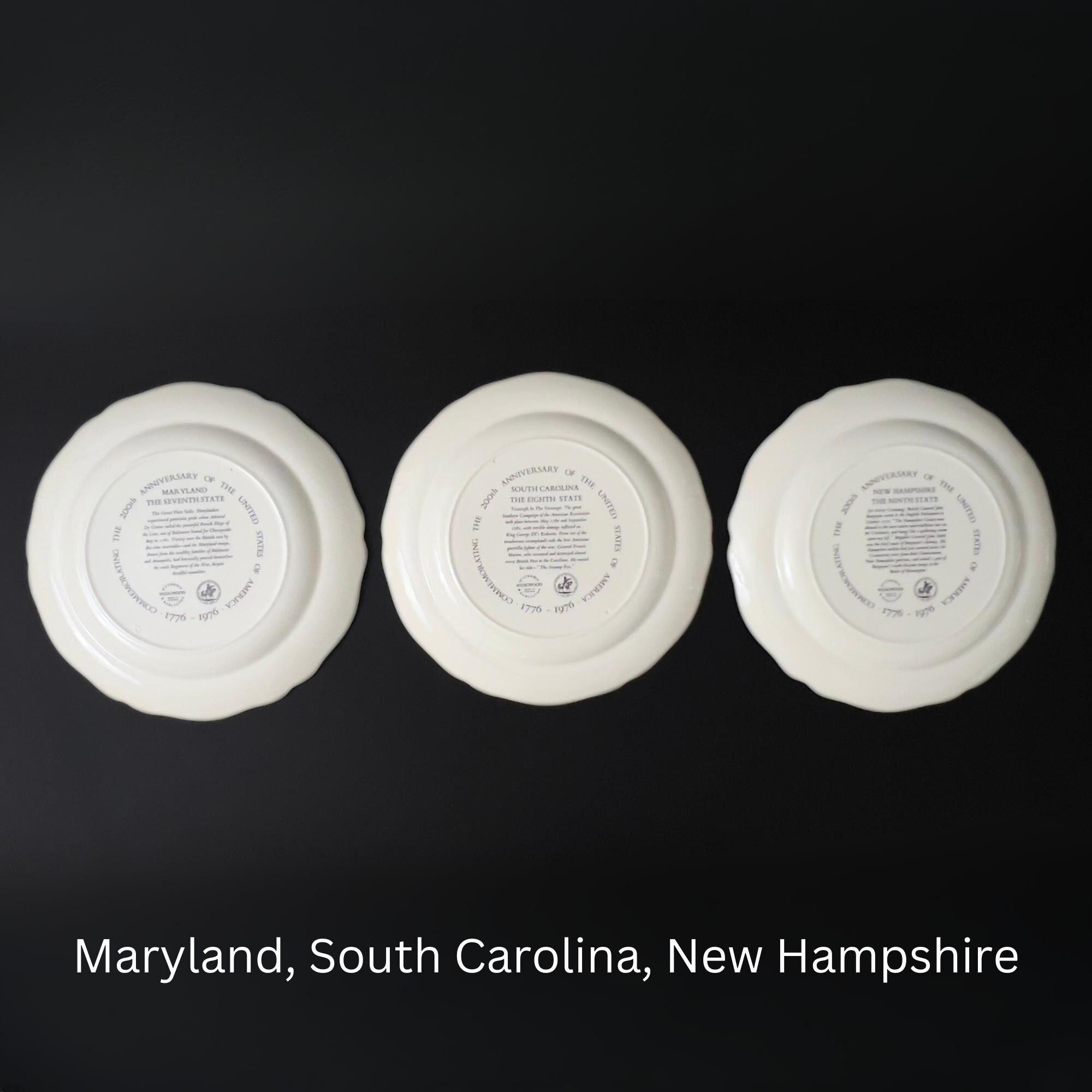 Wedgwood Bicentennial Plates: 1976 Black Transferware, Set of 13 - Image 8