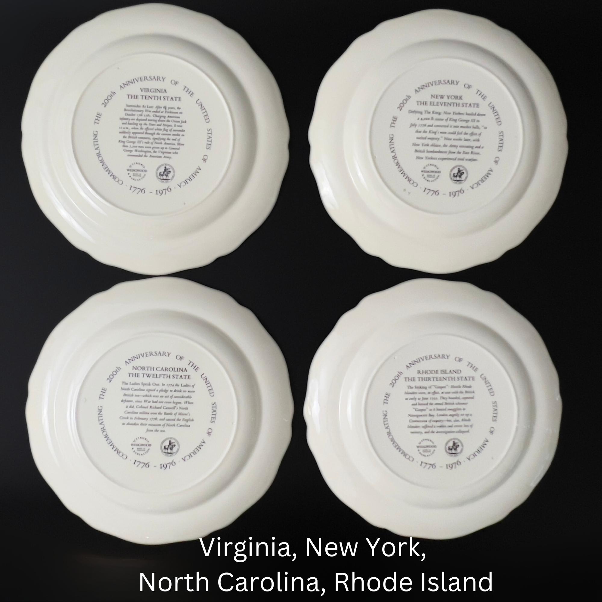 Wedgwood Bicentennial Plates: 1976 Black Transferware, Set of 13 - Image 10